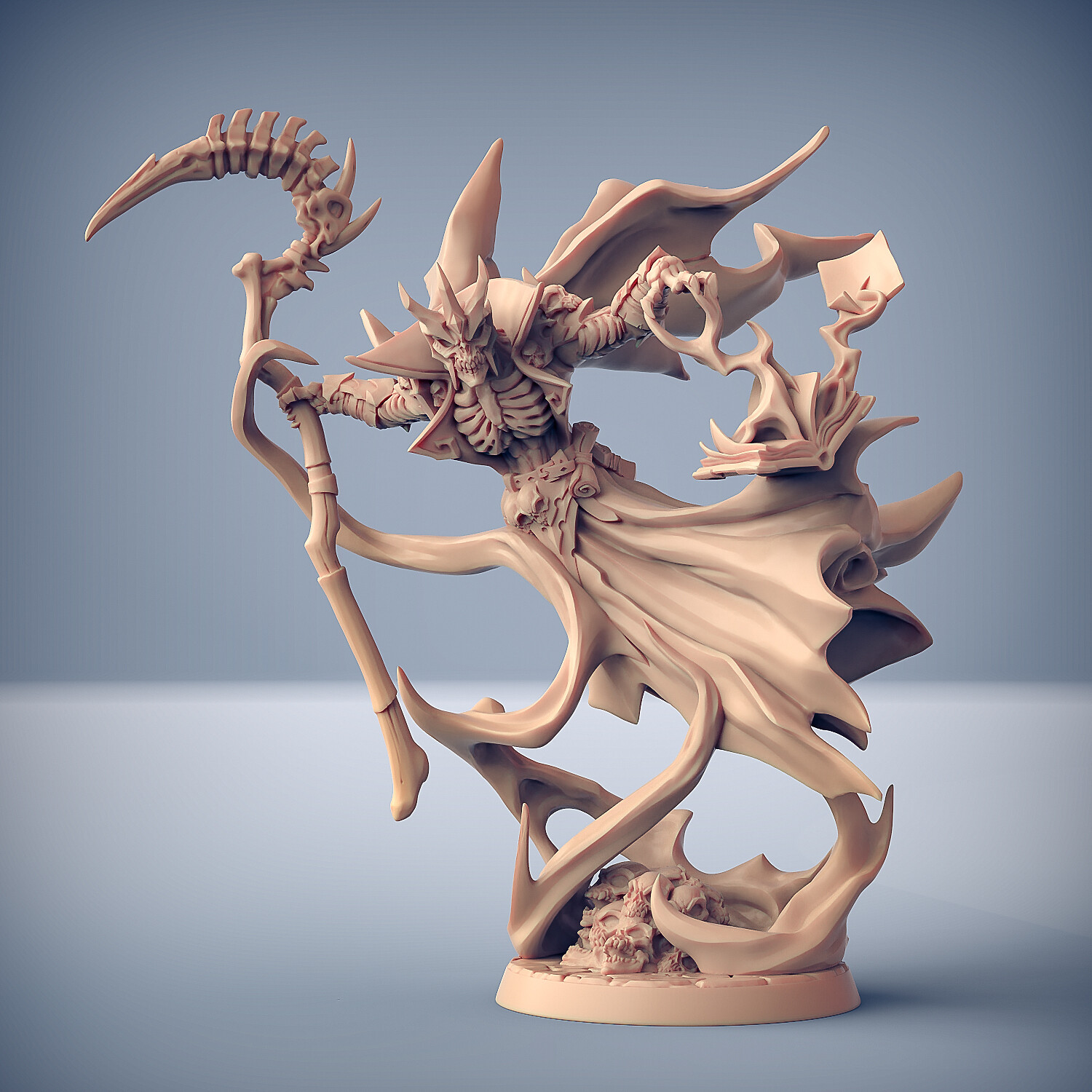 Undead Lich Necromancer - Artisan Guild - Fantasy Dungeons and Dragons Miniature