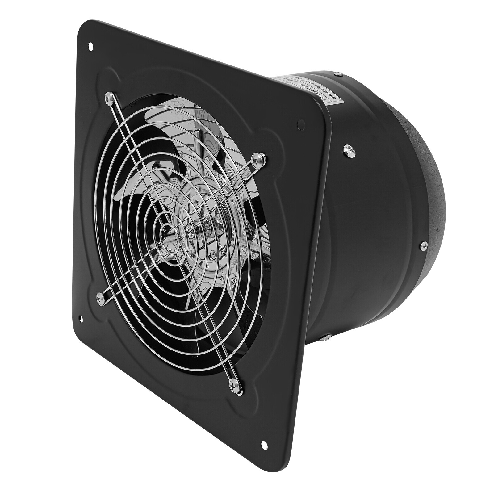 Exhaust Fan Wall/Window Mounted W/ Back-draft Damper for Kitchen Ventilation