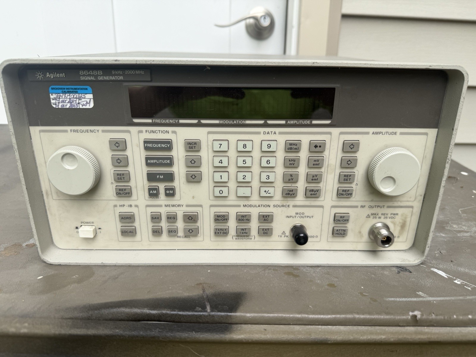 💻 Agilent 8648B 9 kHz -2000 MHz  Signal Generator 💻