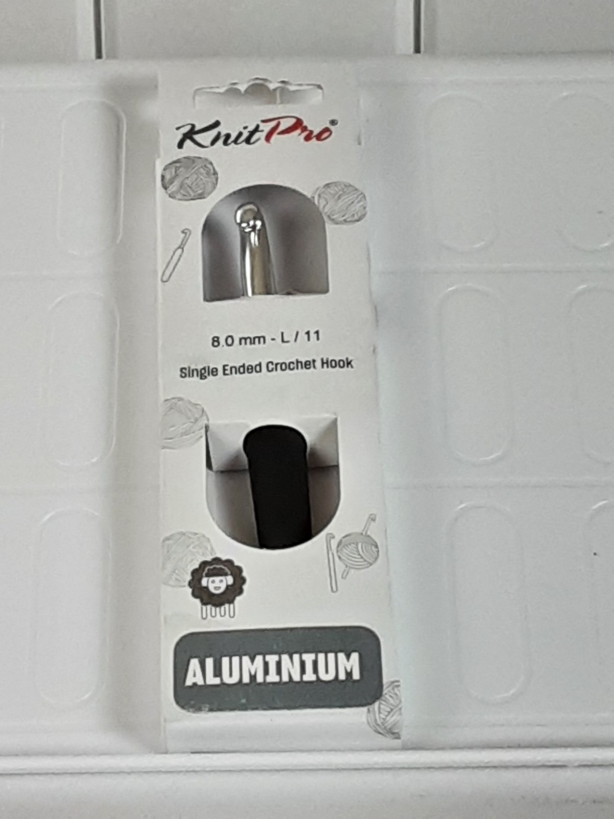 NEW Knit Pro Aluminum 30889 Single Ended Crochet Hook L/11
