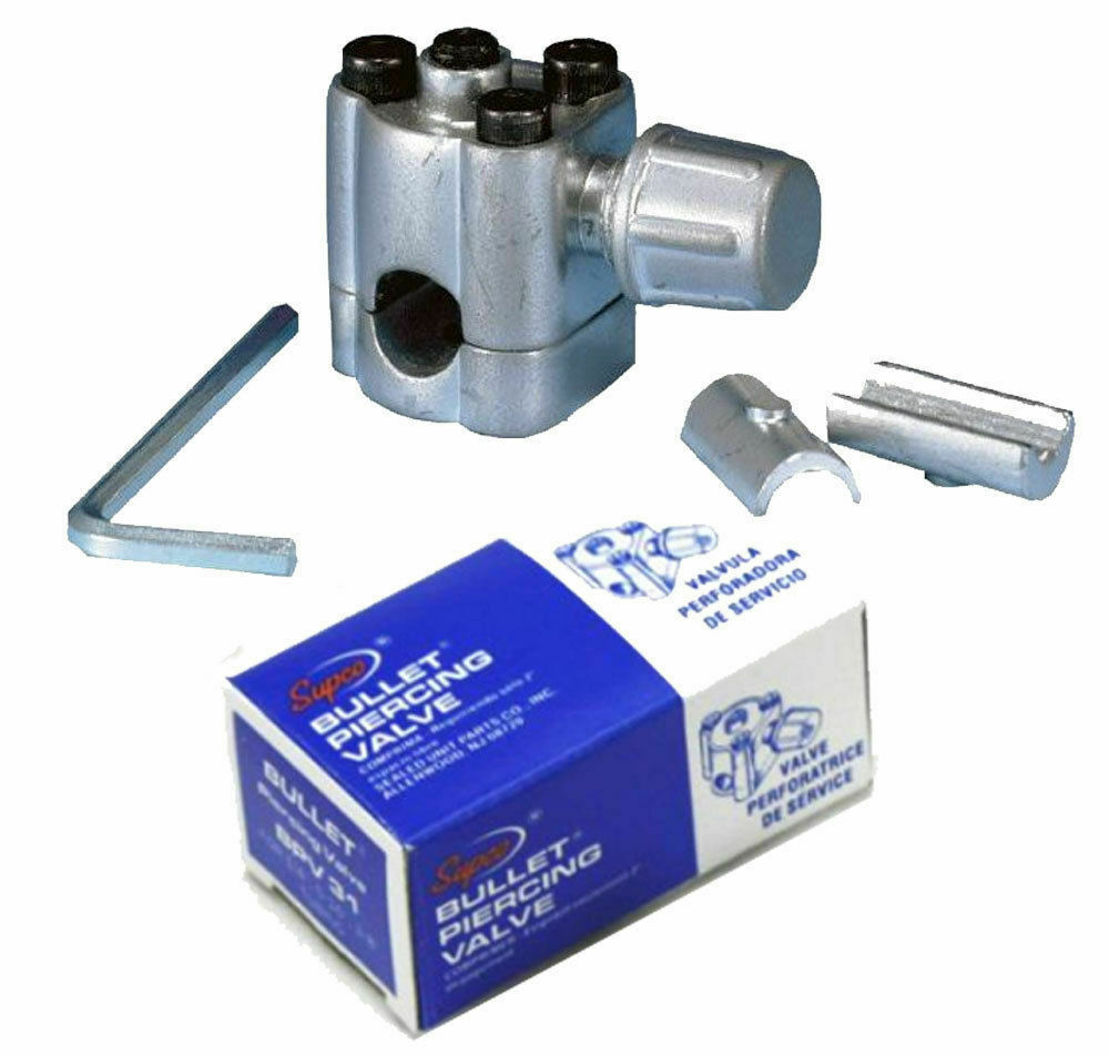 GENUINE SUPCO BPV31 BULLET PIERCING TAP VALVE, 1/4", 5/16", AND 3/8" OD