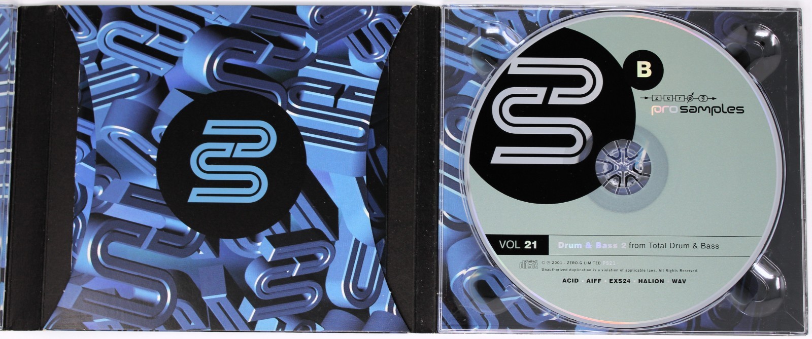 Zero-G Pro Samples 21 Drum & Bass 2 Sample/Sound Library/Sampling Double CD