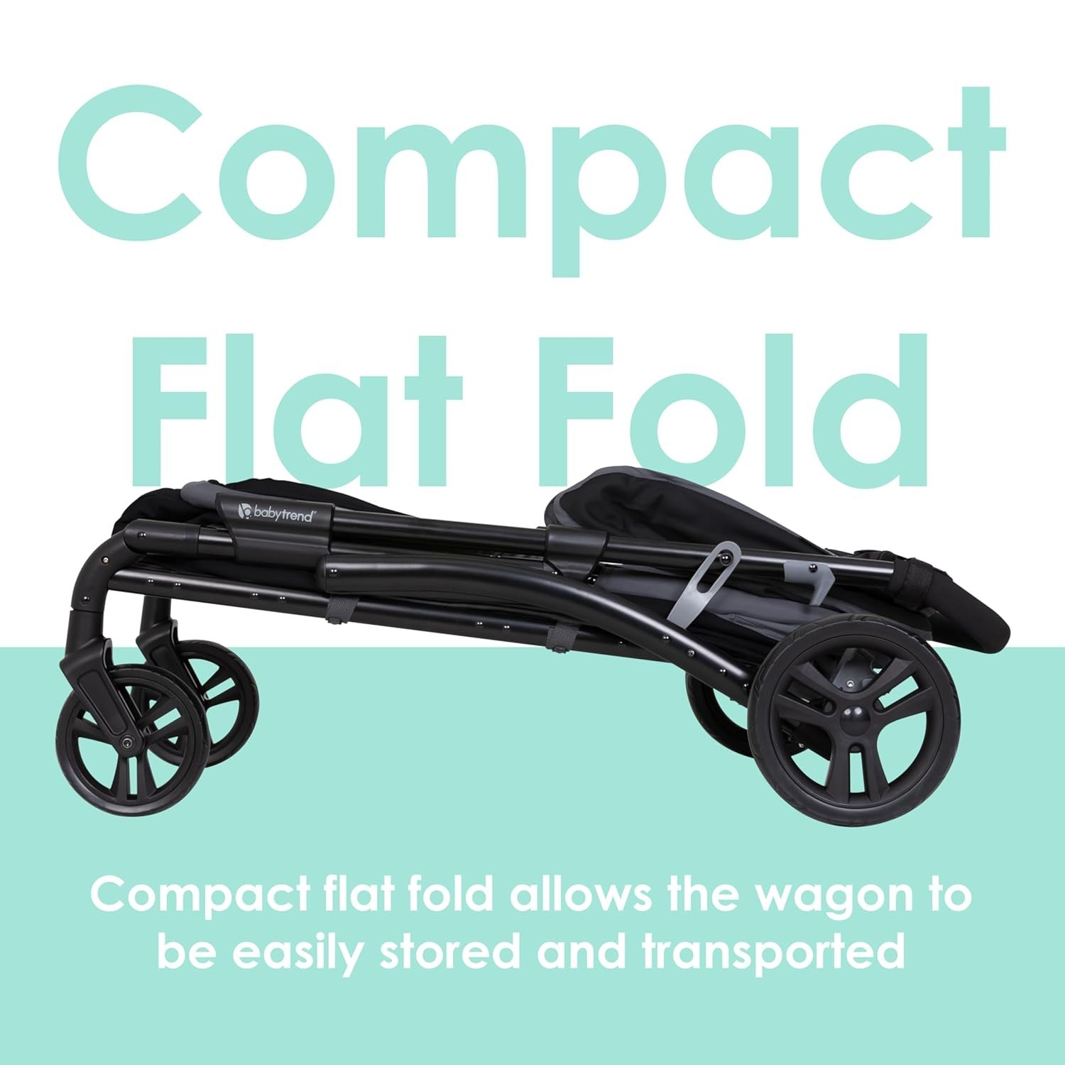 Versatile Expedition Stroller Wagon 2 Seating Options Foldable Canopy 2 Kids