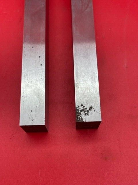 Starrett 384T Steel Parallel 6" Length, 1/2" Thickness, 3/4" Width - rust