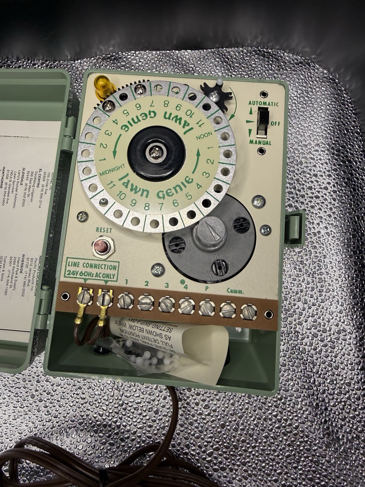 Lawn Genie Automatic Sprinkler Timer NIP Model R304 Unused