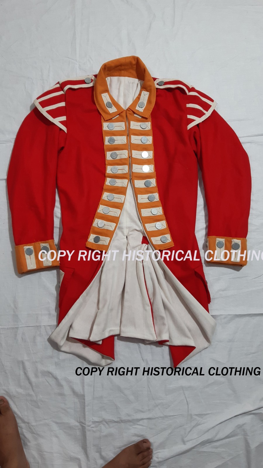 35th Regiment Grenadier British Regimental Coat Hand Stitched