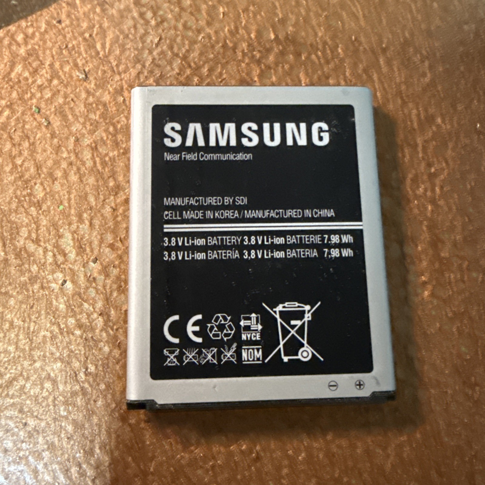 3.8V Li-Ion Samsung Cell Phone Battery Galaxy Axiom Virgin SCH-R830 R830U 7.98Wh