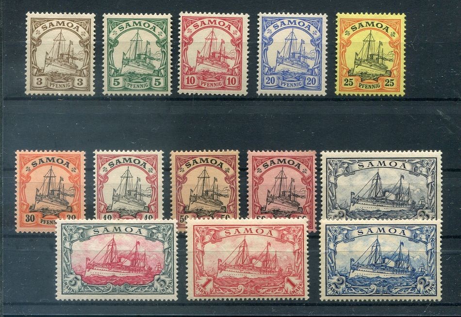 Samoa 7/19 Set MH 220EUR (72688) Unused With Hinge