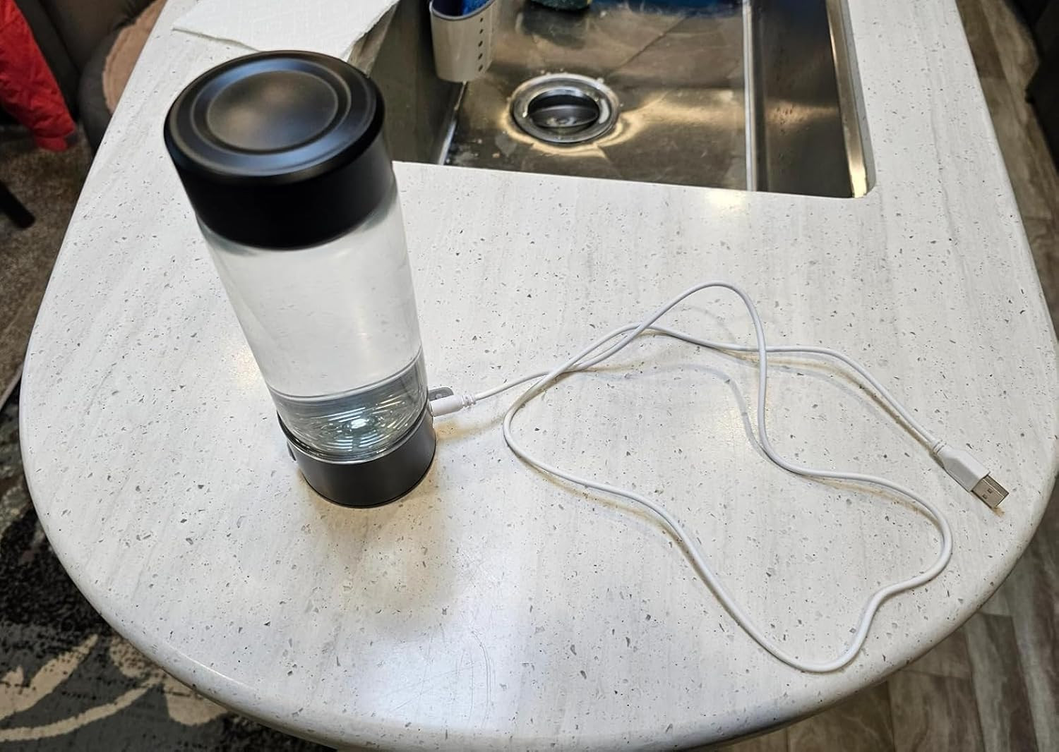 USB Charging Cord for Hydrogen Water Generator Bottle, 3 2/7 ft Cable...
