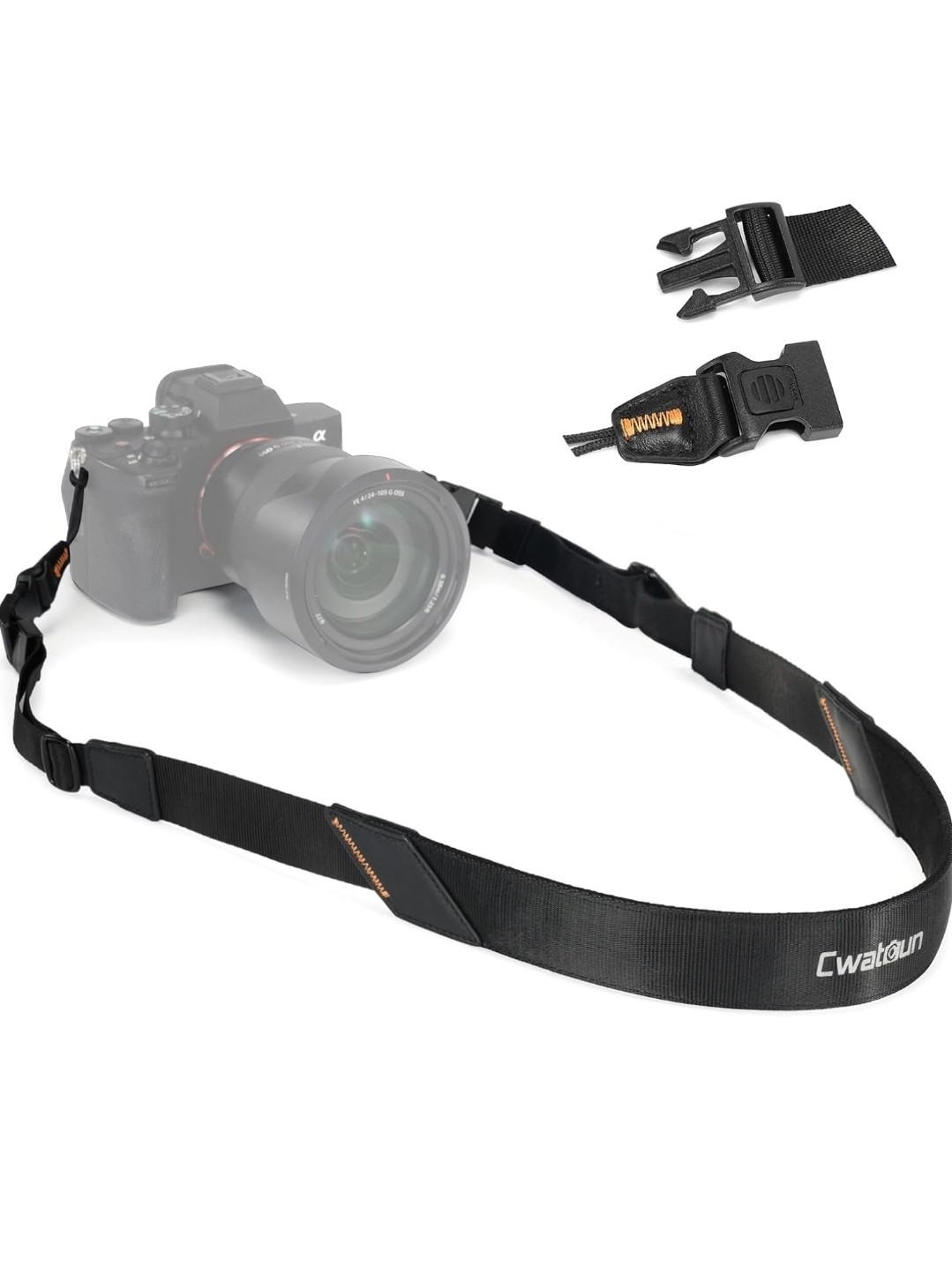 New Cwatcun High Quality Nylon EVA Microfleece Comfortable Durable Camera Strap