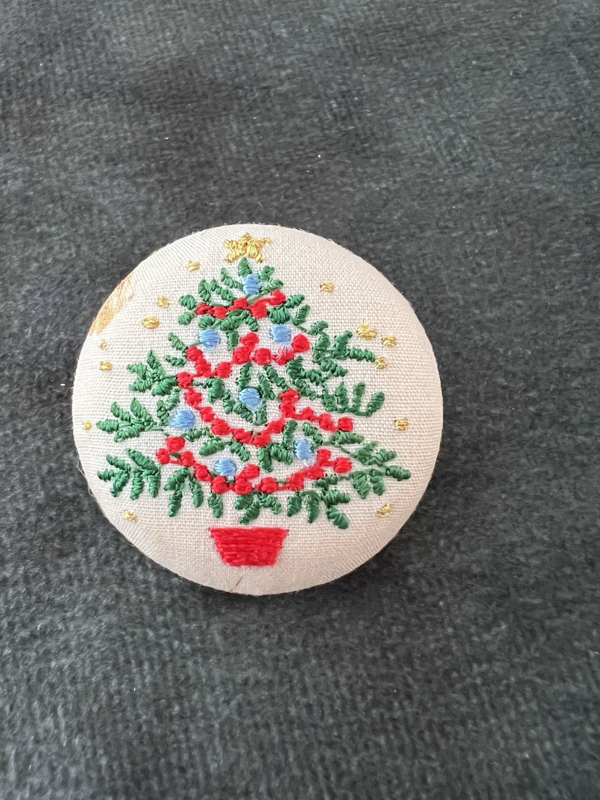 Hallmark Christmas Lapel Pin Holiday Brooch Vintage Collectible