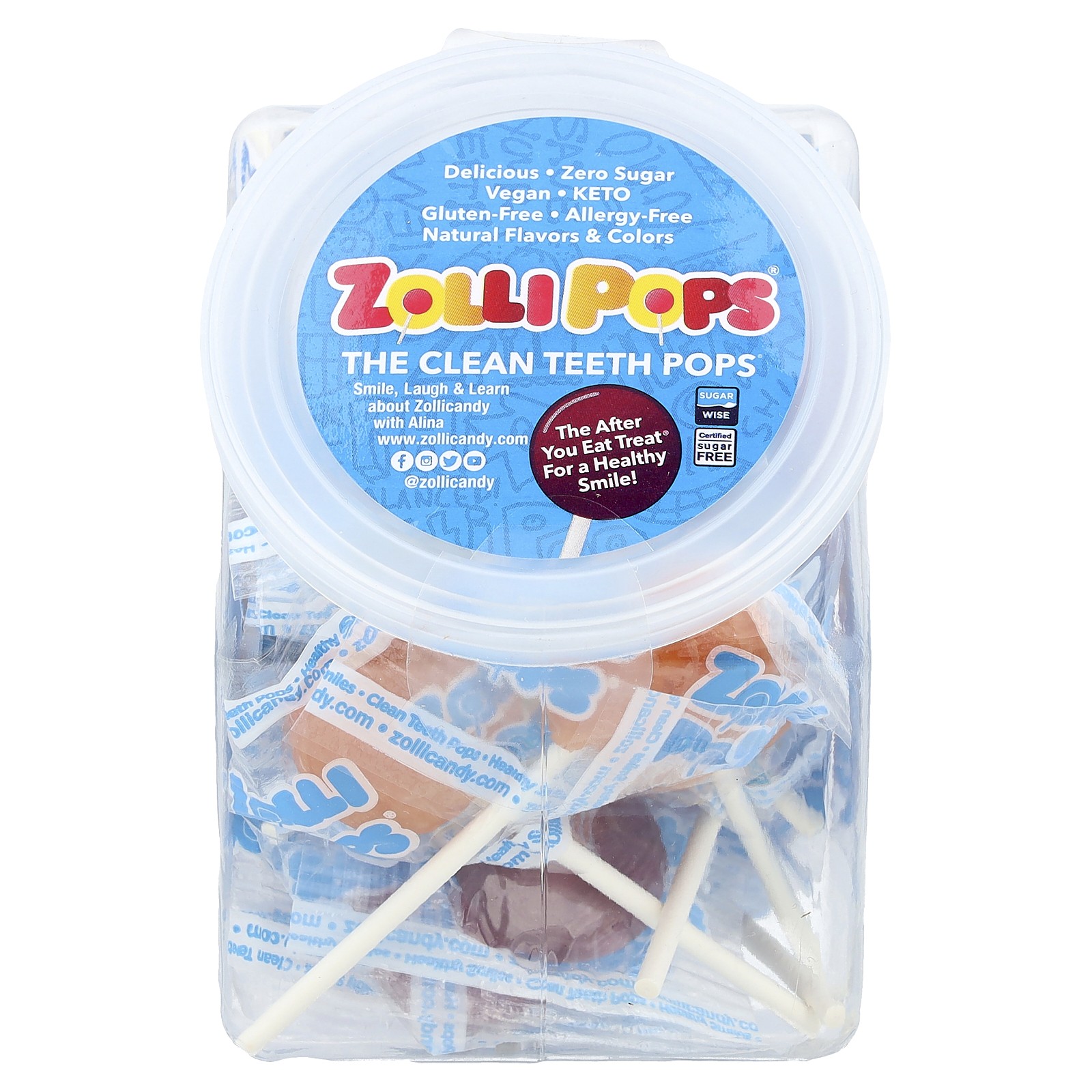 The Clean Teeth Pops®, Assorted, Approx. 23 Pops, 5.2 oz