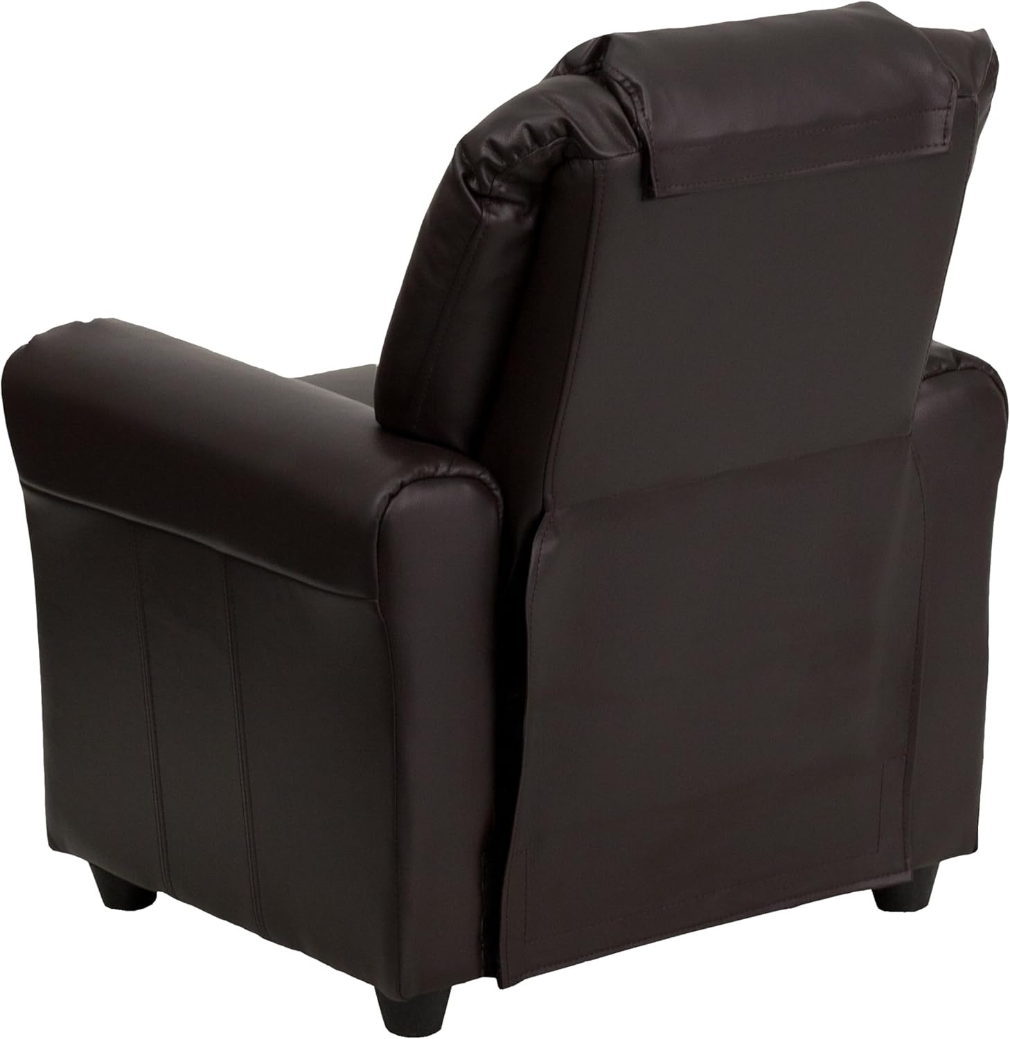 Flash Furniture Vana Leathersoft Kids Recliner with Cup Holder, Headrest, and Sa