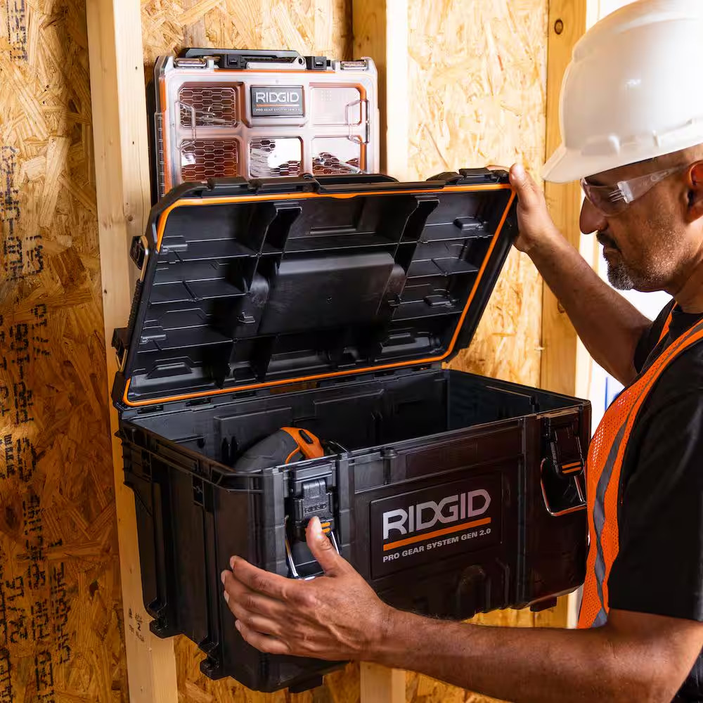 Pro Gear System Gen 2.0 Stackable XL Tool Box, Durable Power Tool Case, and Comp