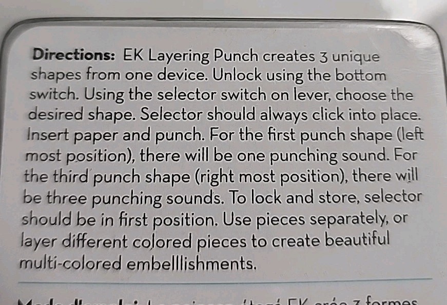 NEW EK Tools Autumn Fall Leaf Layering Punch 54-90003