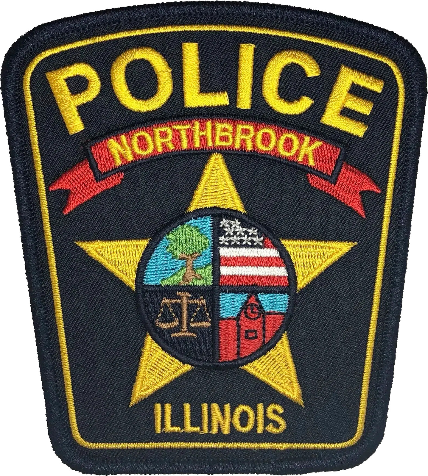 NORTHBROOK POLICE DEPARTMENT SHOULDER PATCH: Supervisor