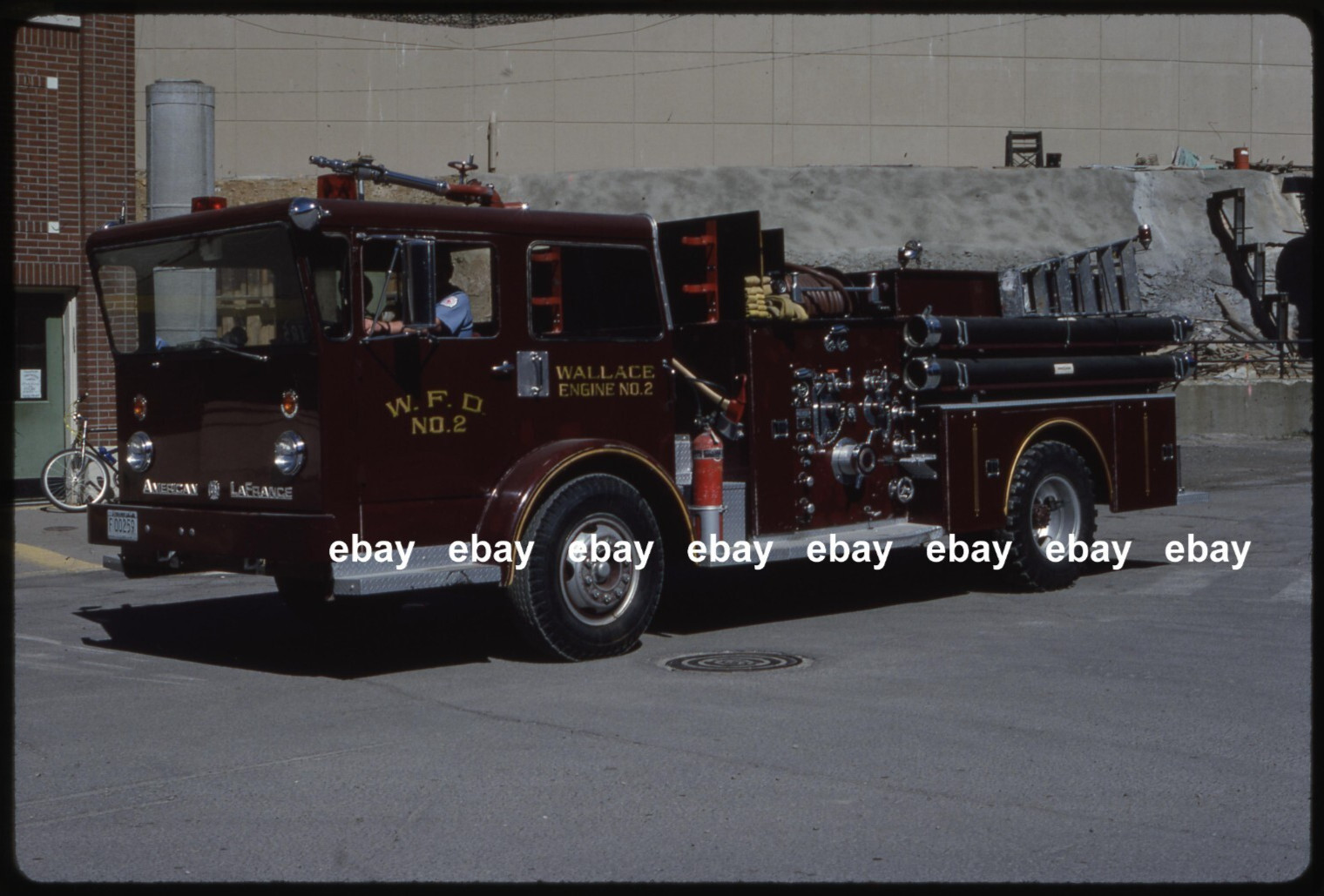 Wallace ID 1967 American La France Pioneer pumper Fire Apparatus Slide