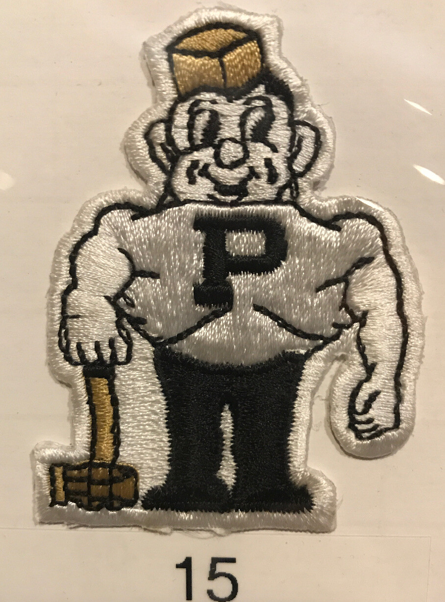 PERDUE BOILERMAKERS ~ VINTAGE NEW Sewn Embroidered Patch NCAA College W