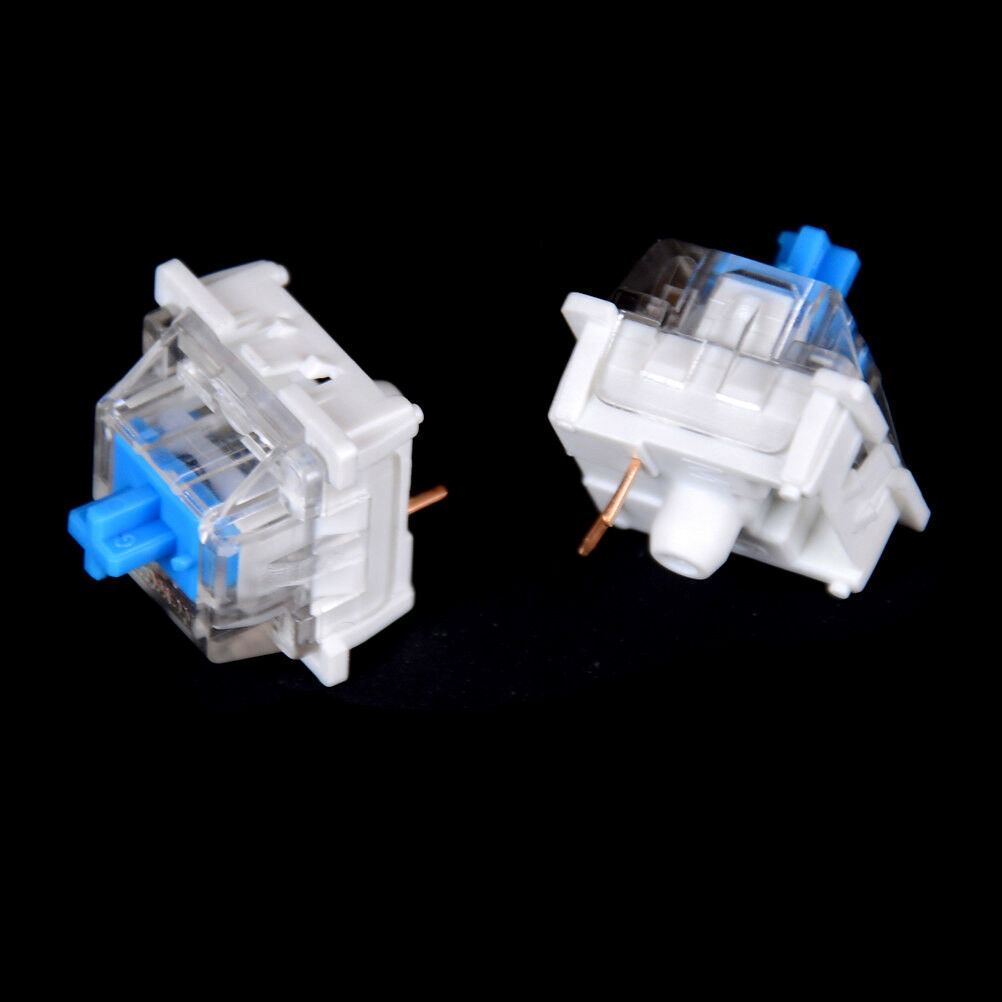 10-100Pcs For Cherry MX Mechanical Switch Keyboard Blue 3 Pins RGB Replacement