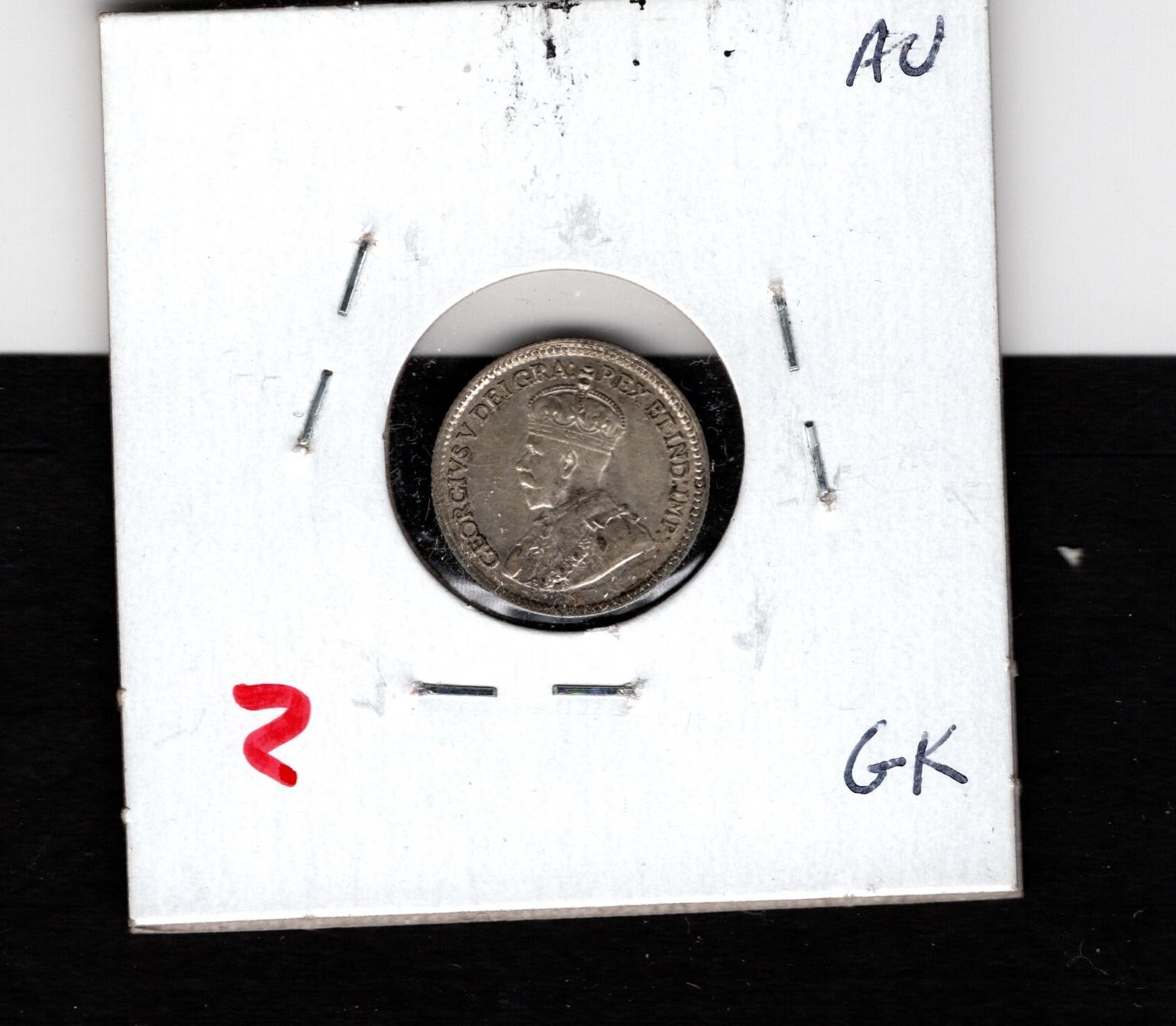 1920 - Canada- George V Five Cents