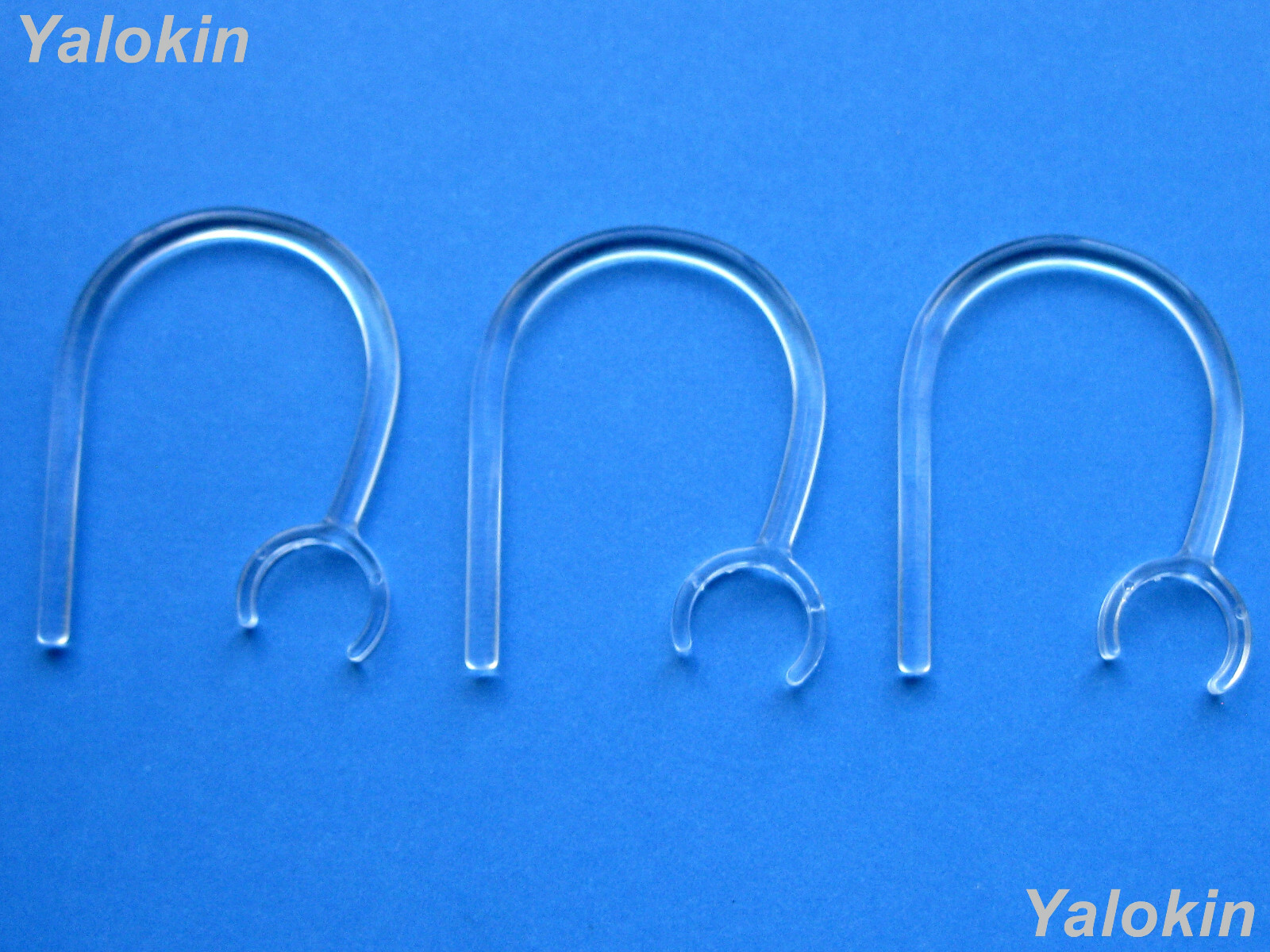 3 Clear Large Size Replacement Earhooks Earloops for Nokia BH-108 BH-217 (L-UMB)