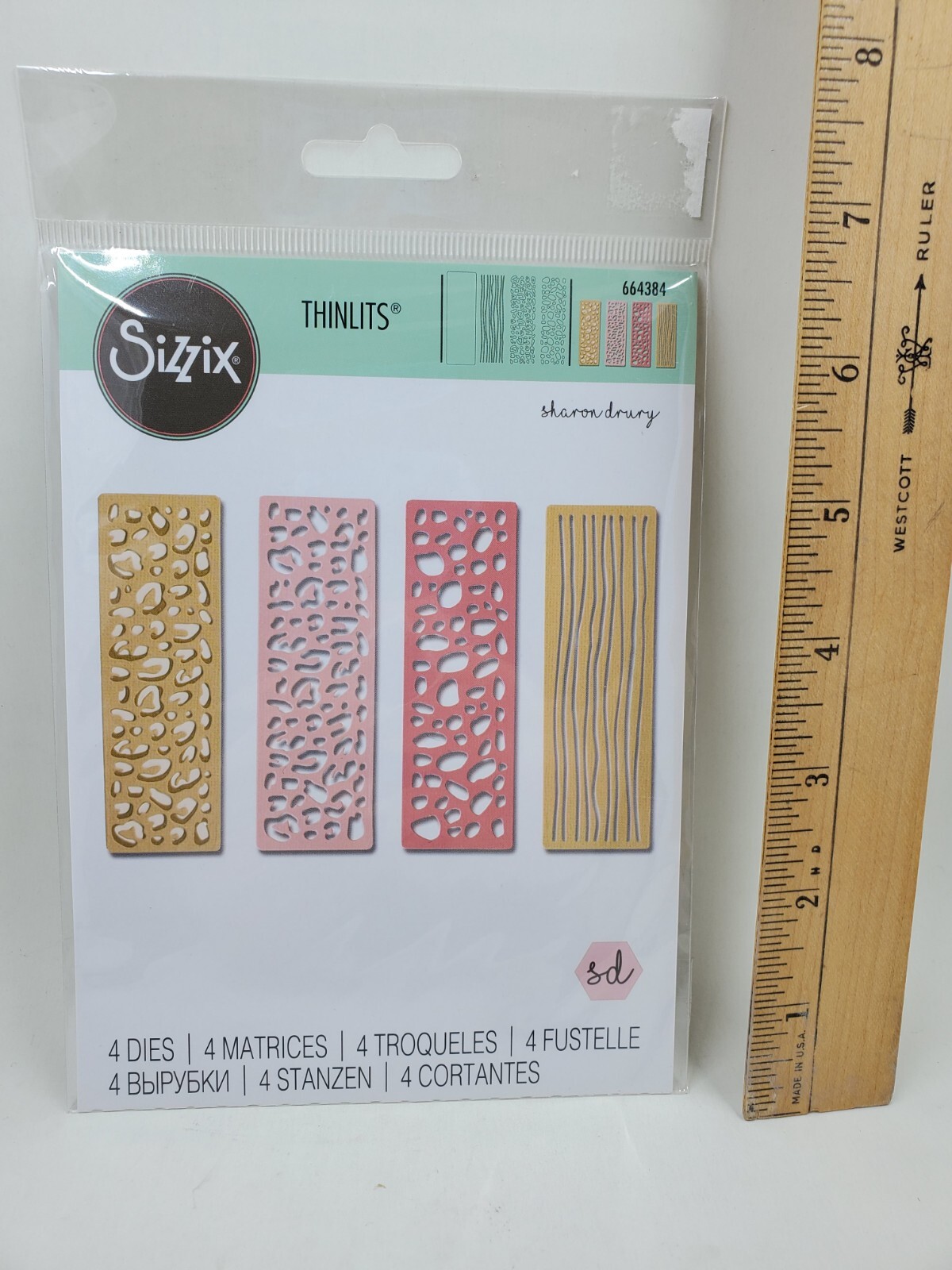 SI1 Wild Thing Sizzix Thinlits Thin Metal Die Set 664384 NEW!