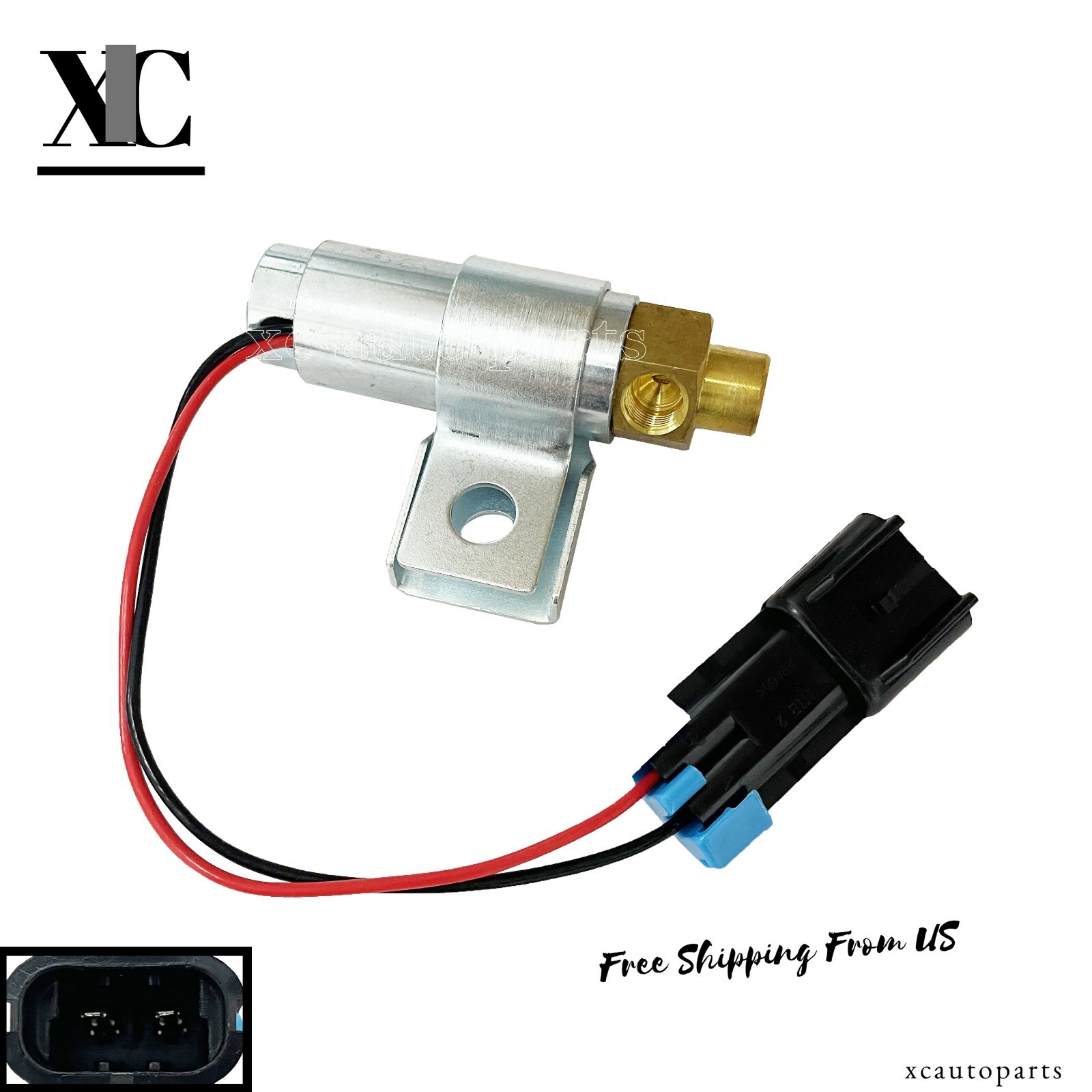 Fan Clutch High Temp Air Solenoid Valve 1689785C91 For International Truck 12V