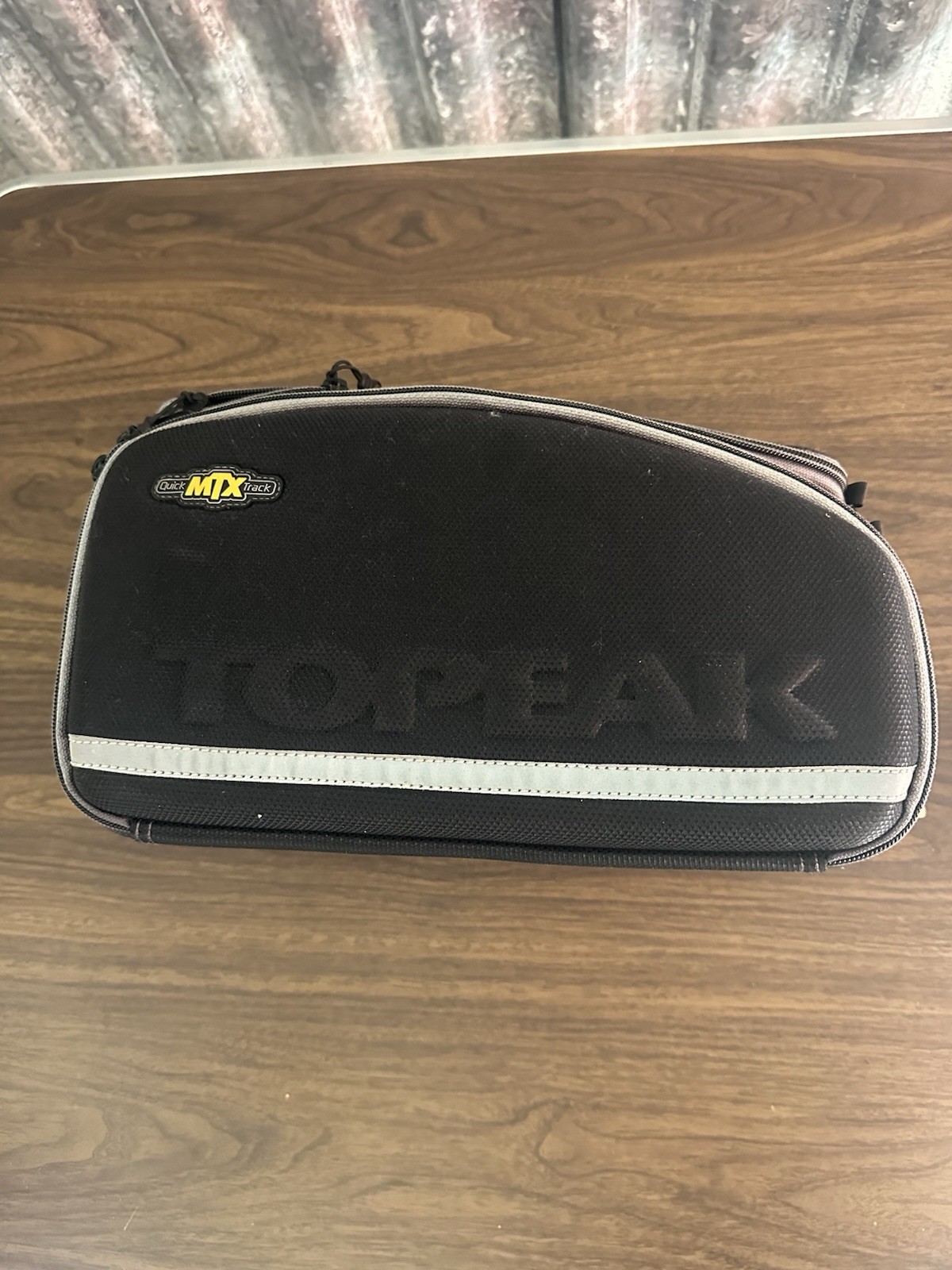TOPEAK MTX Trunkbag EX Rear Rack Bag Quick Track Black Yellow Reflective