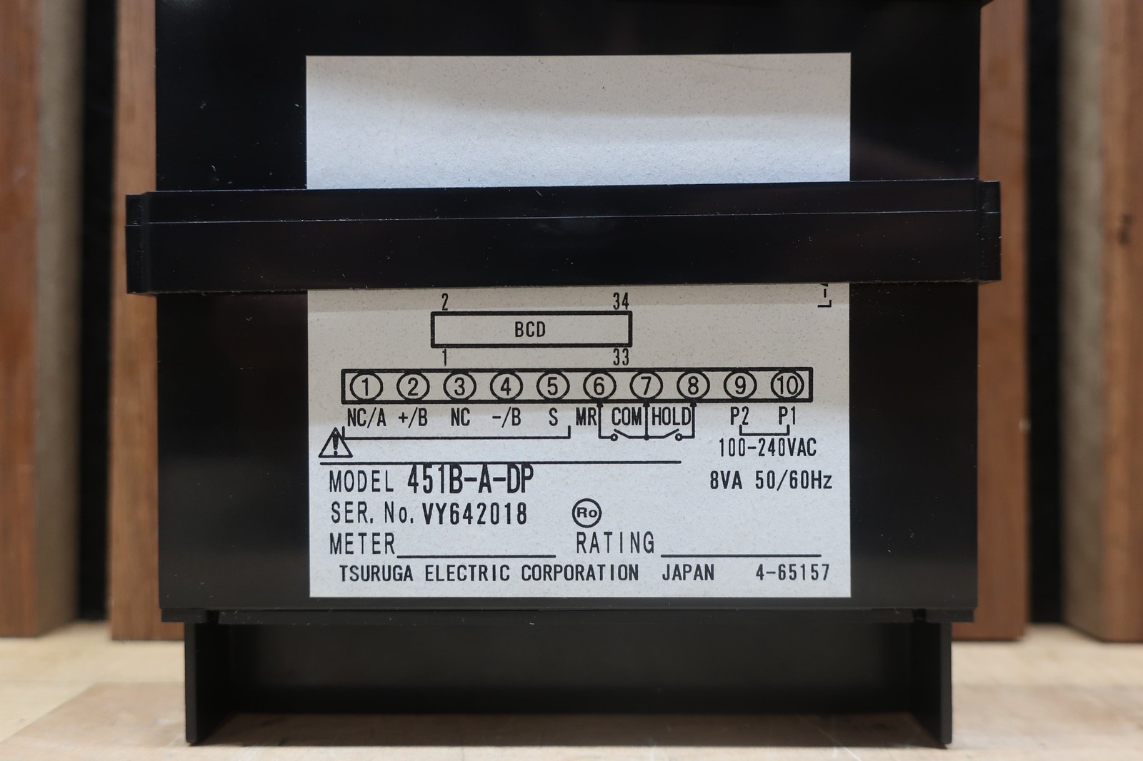 TSURUGA 451B-A-DP | Temperature Measuring Digital Panel Meter