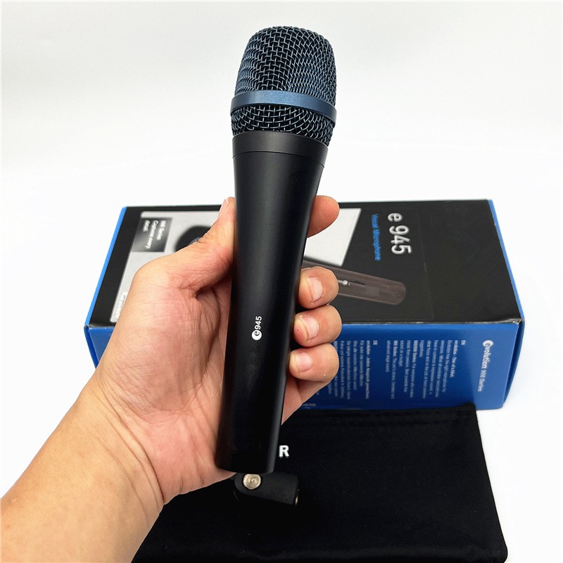 New Sennheiser E945 Dynamic Vocal Performance Handheld Microphone Cardioid Black