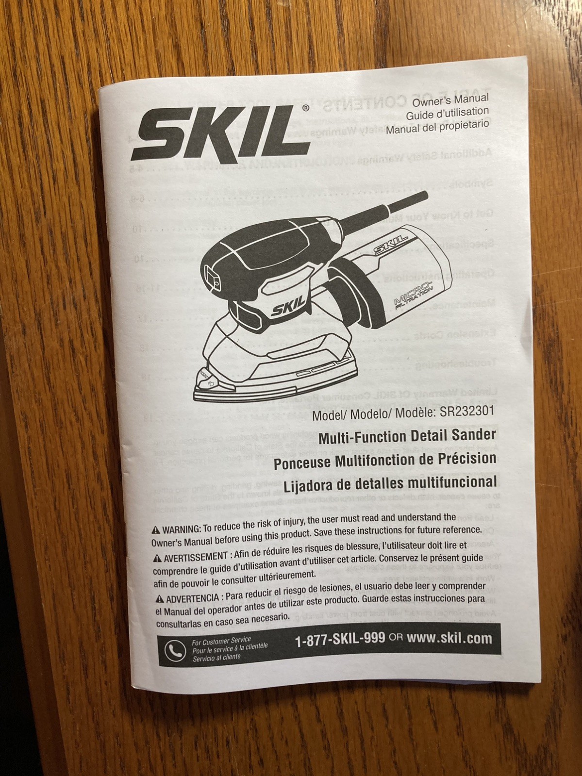 SKIL Multi-Function Detail Palm Sander, 1.2 amp, SR232301 ~ NEW-Open box