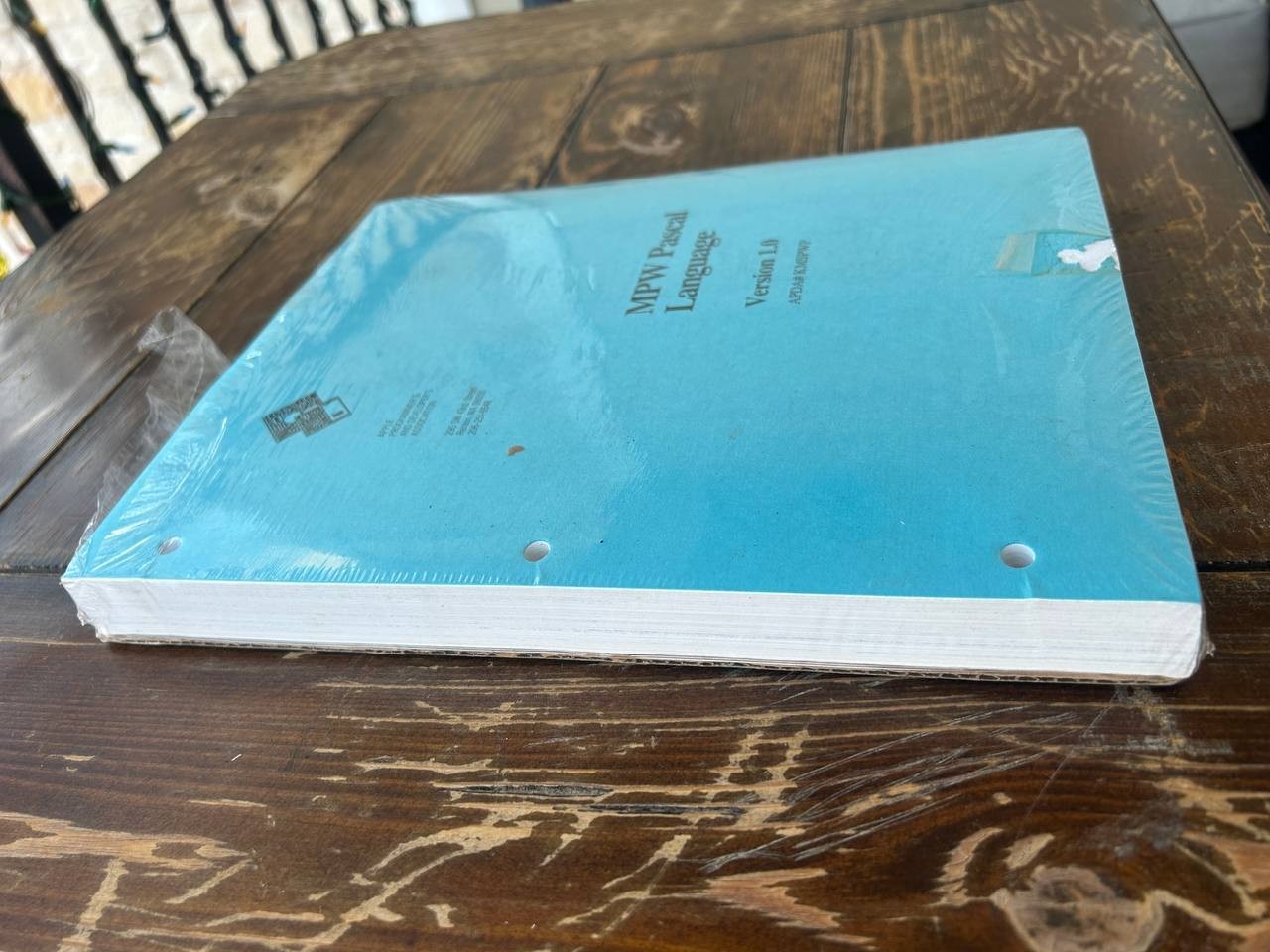 Apple MPW Pascal Language v1.0 Manual APDA KMSPWP w Disk Vintage