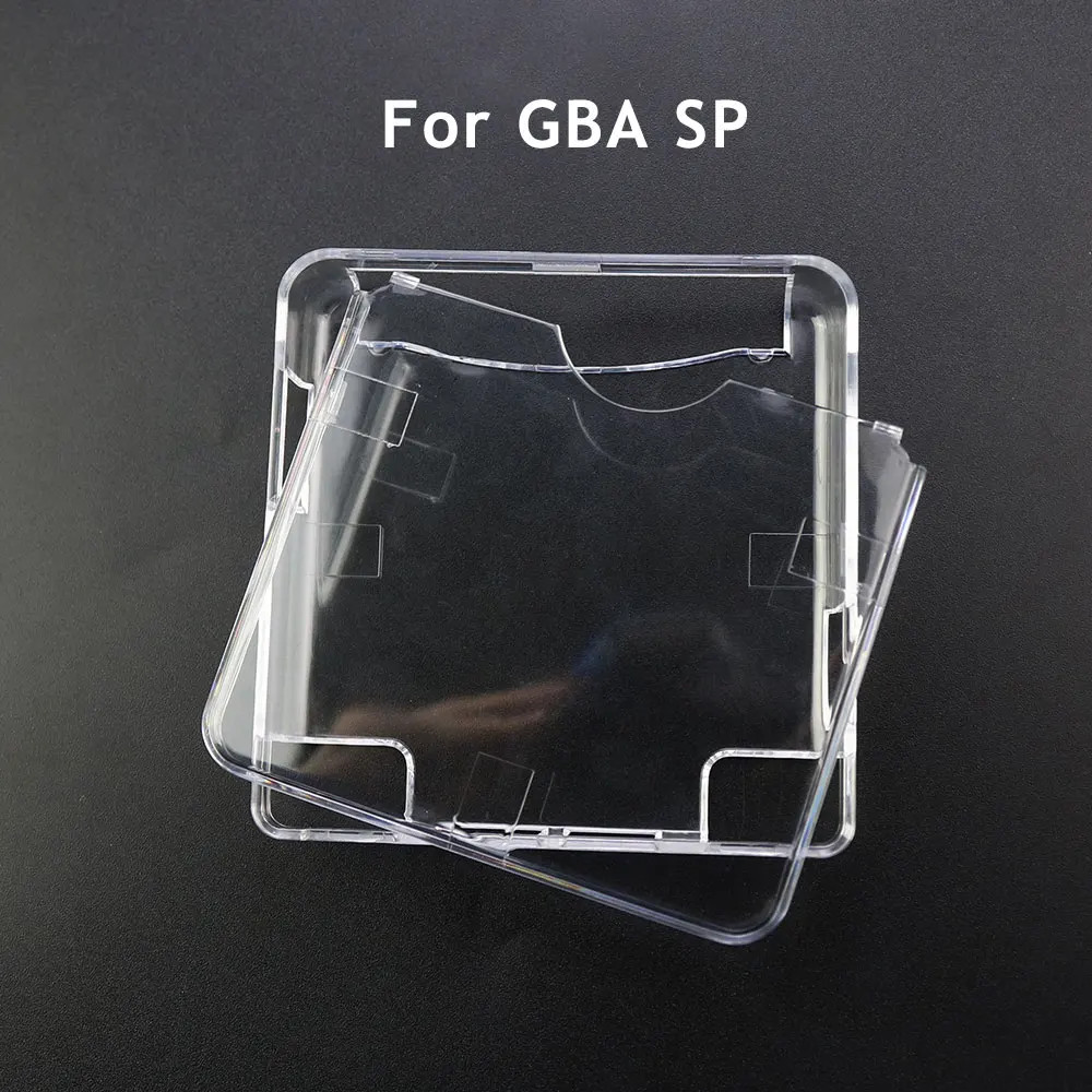 JCD Plastic Clear Crystal Protective Hard Shell Skin Case Cover For GBA SP NDSL