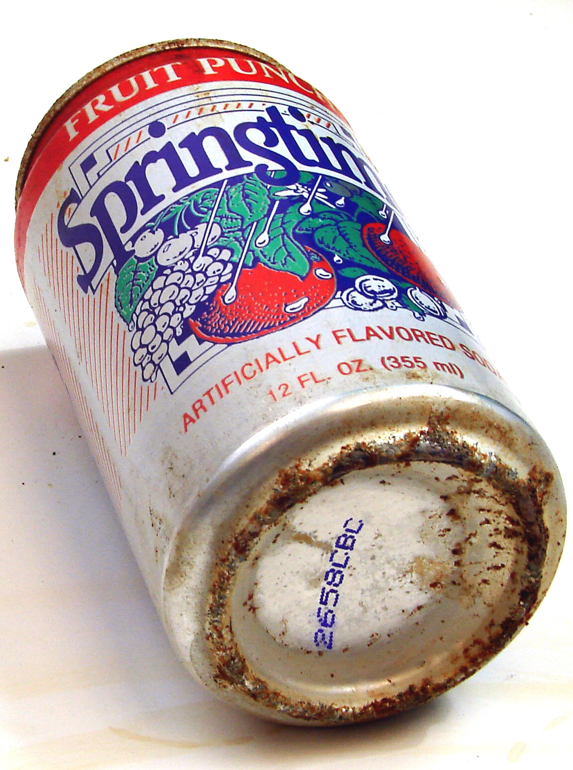 Fruit Punch Springtime; Springtime Beverages; Sheboygan, WI; soda pop can