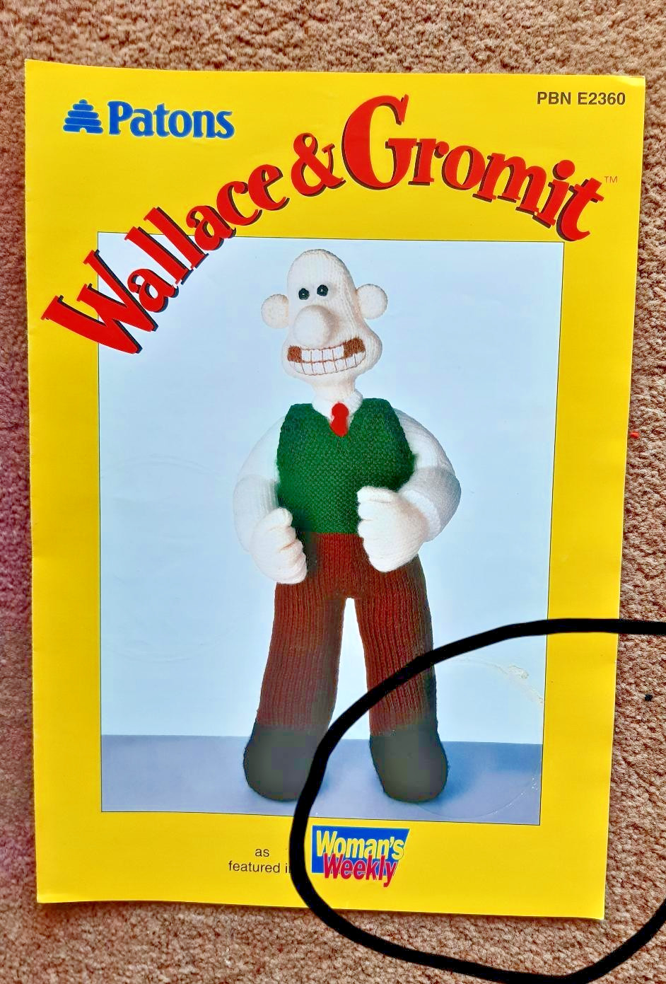 ALAN DART WALLACE & GROMIT TOYS KNITTING PATTERN PICK & MIX