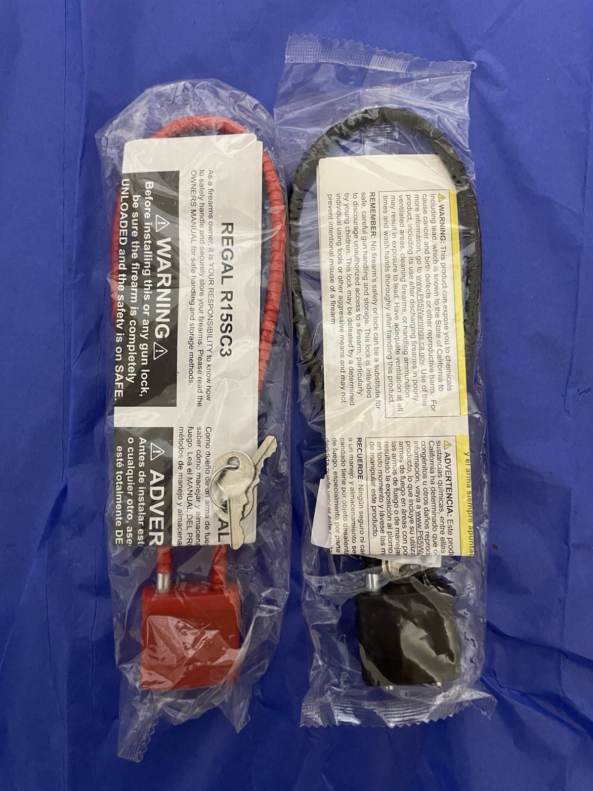 Kimber Regal Firearm Gun Safety Cable Lock Brand New R15SC3 15" 2 Locks