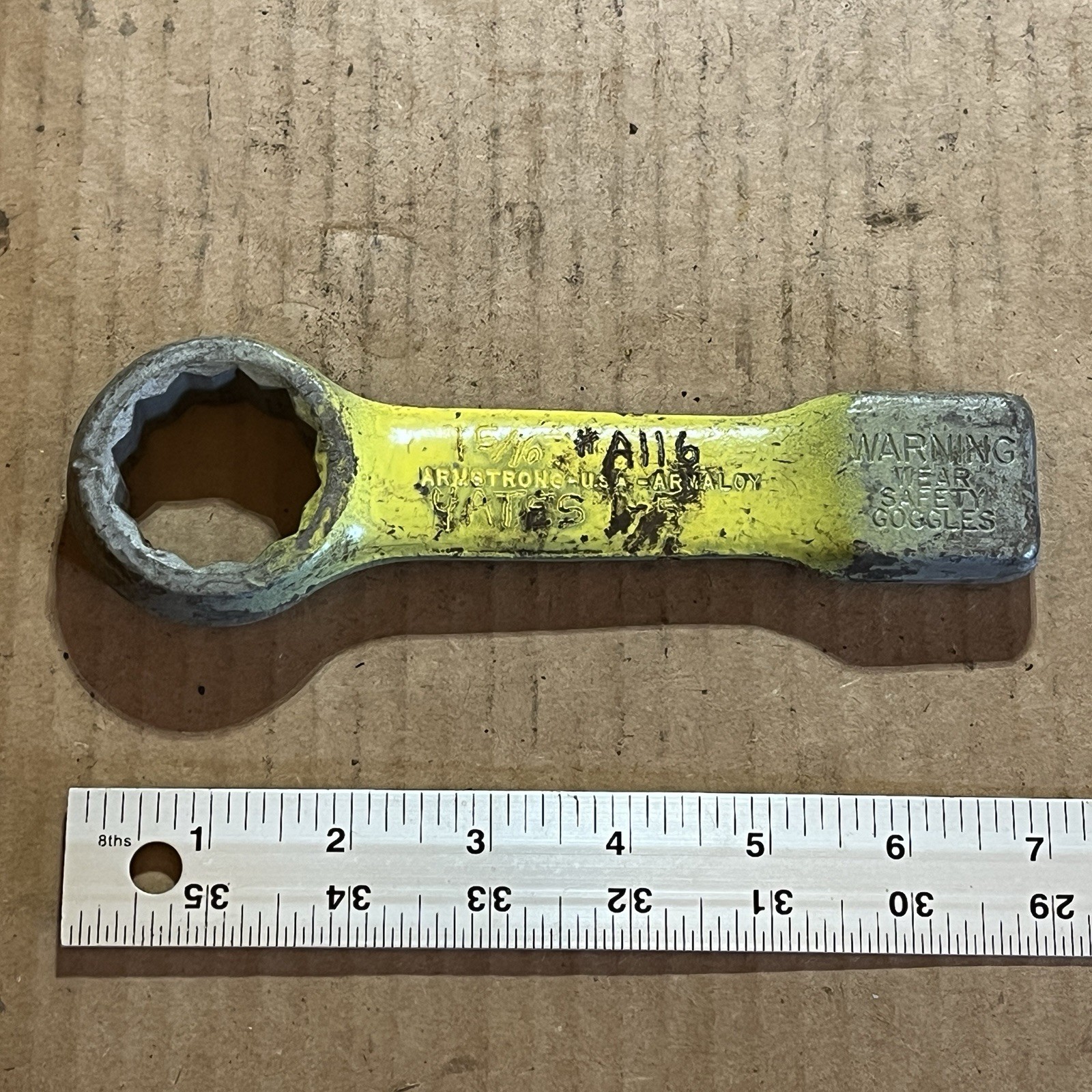 Armstrong 33-342 USA 1-5/16" in Flat Straight Striking Slugging Wrench 12 Pt - C