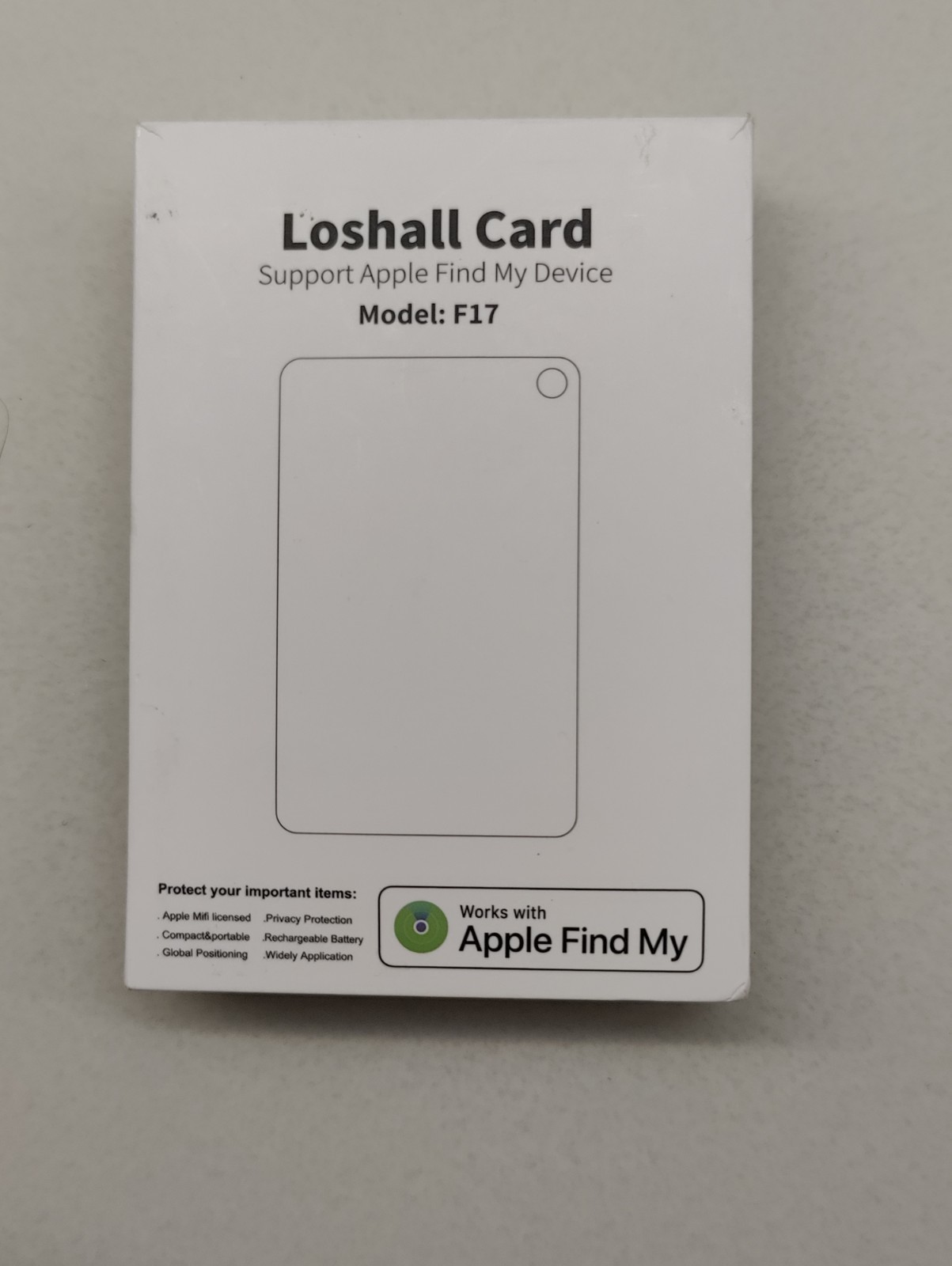 2 Pack Wallet Tracker Card Apple MFi Certified Air Tracker Tag (iOS only), IP68