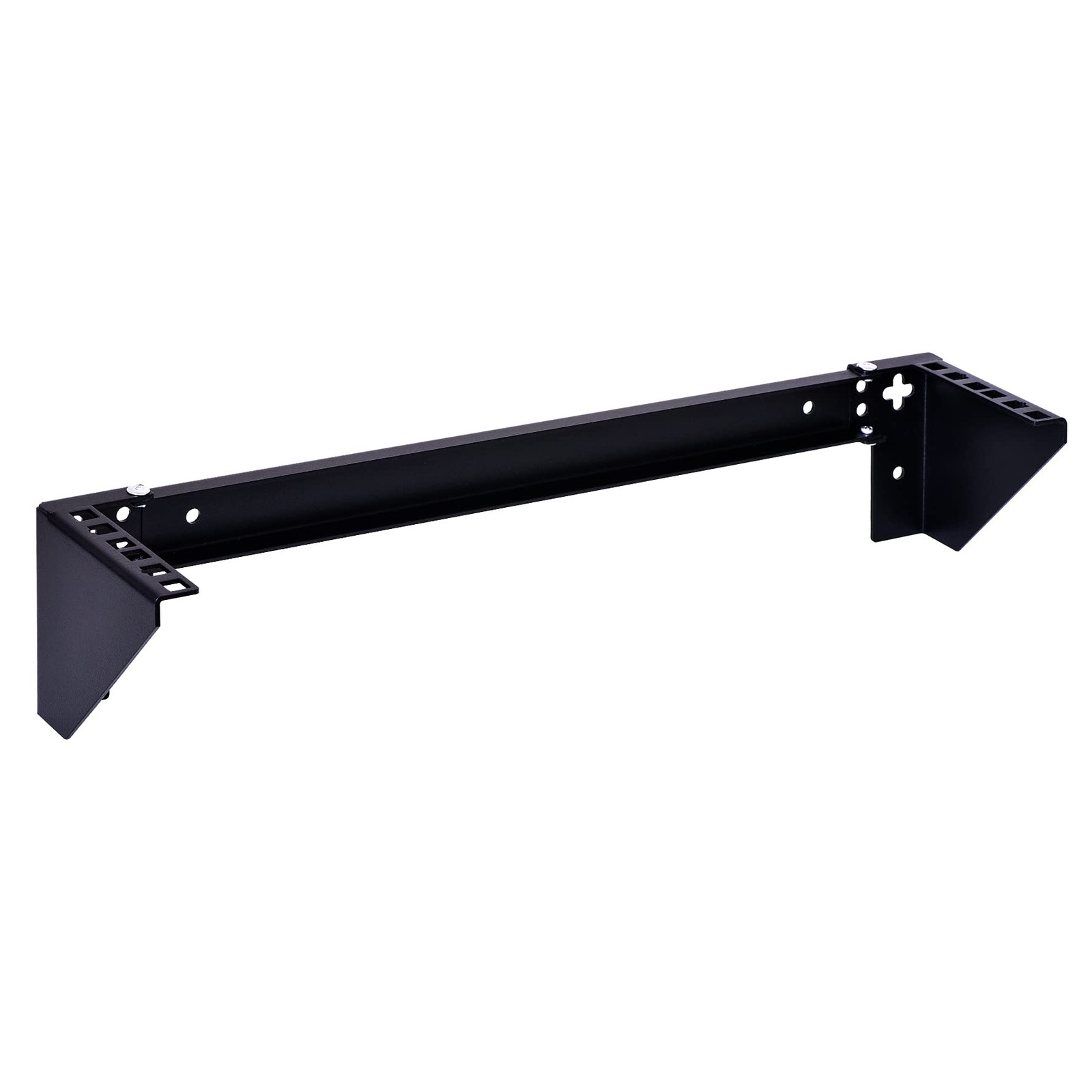 2U Vertical Wall Mount Rack  Heavy Duty 125lbs Capacity Vertical Mounting Bra...