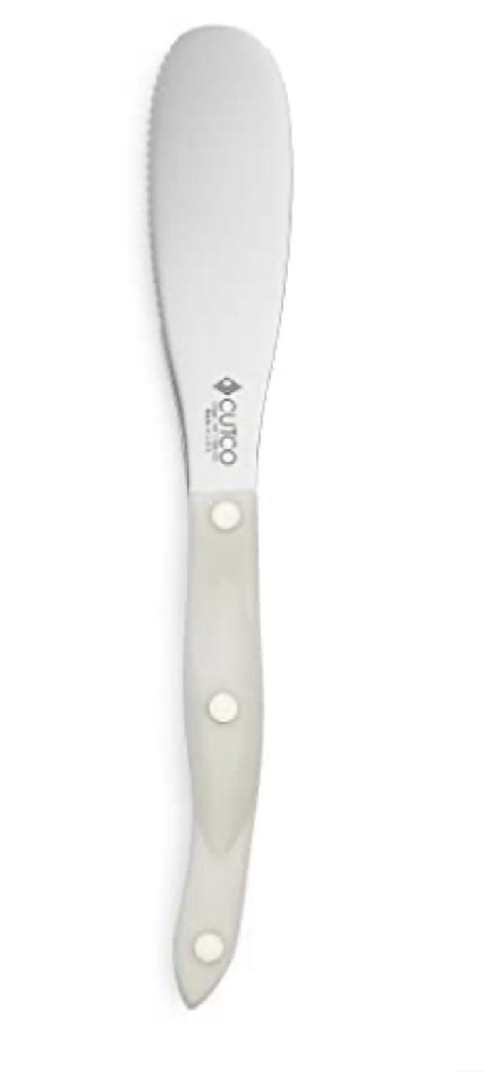 Cutco 1768 Spatula Spreader Knife Serrated White Handle BNIP