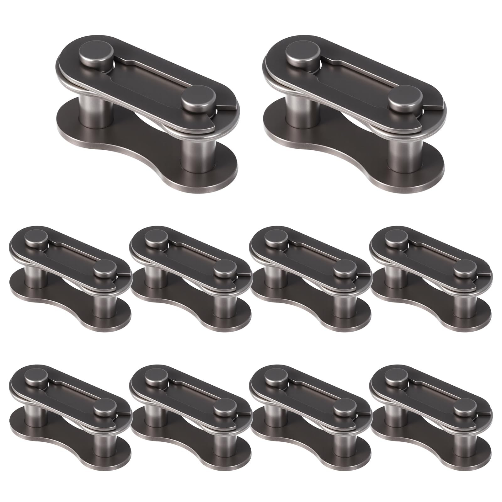 10 Pairs Dark Bike Chain Master Links Single Speed Missing Links