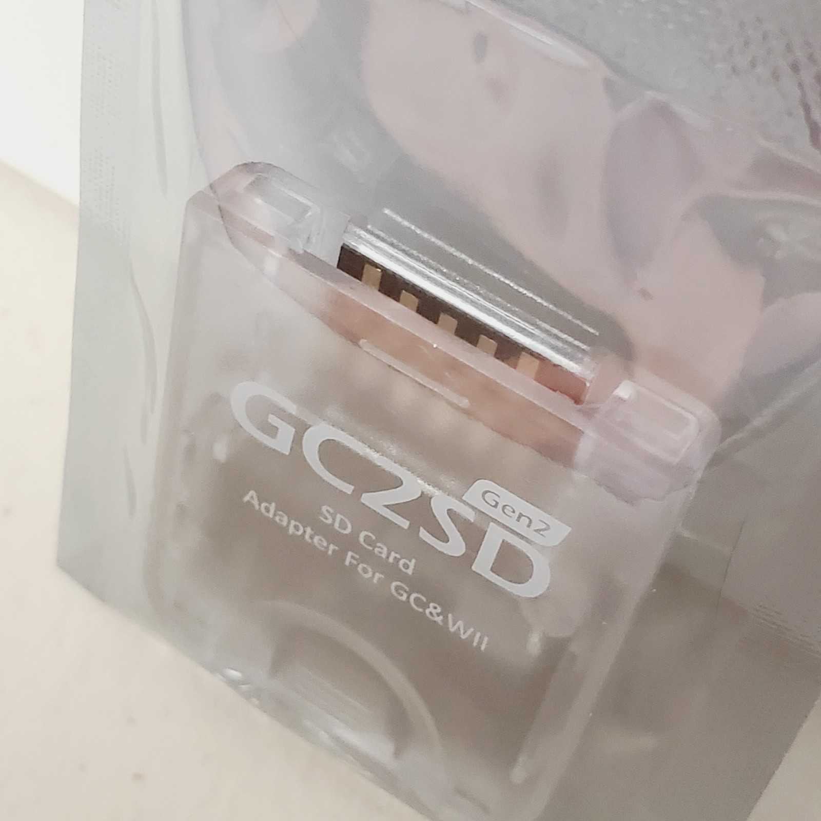 GC2SD "GEN 2" Micro SD Card Adapter TF Card Reader Gamecube/Wii ~ US SHIP -CLEAR