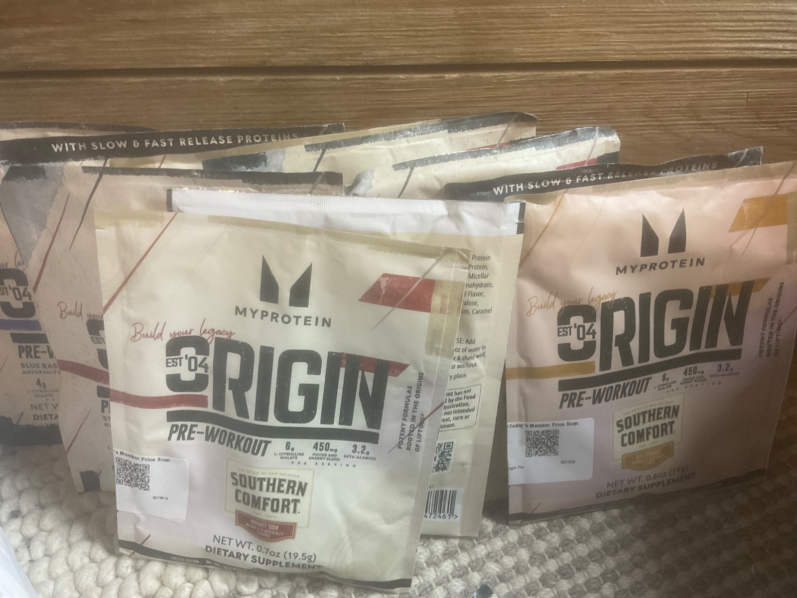 15 Variety pack My Protein Origin Pre Workout Mix Favor MyProtein Exp 07/26 +