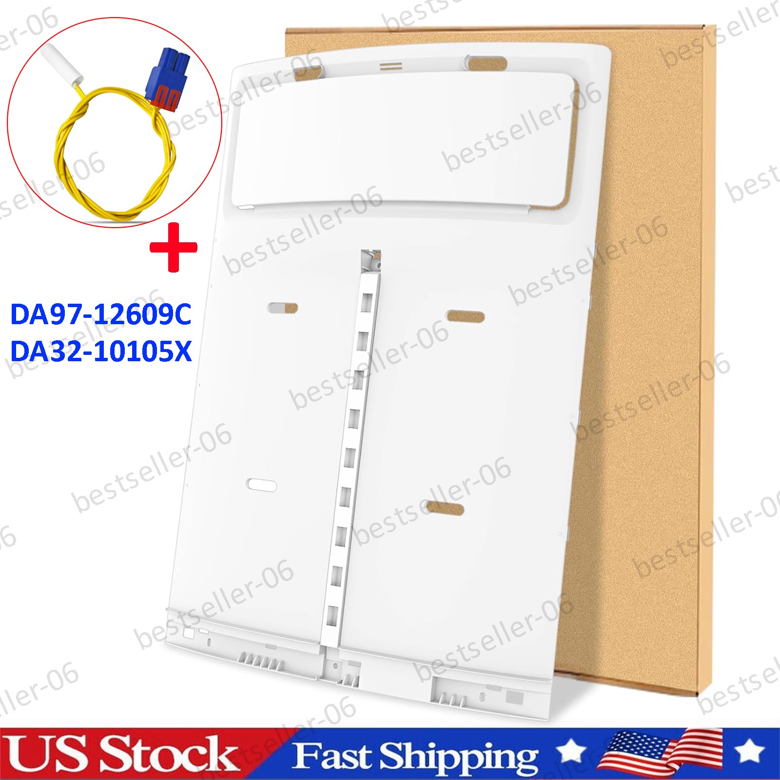 DA97-12609C for Samsung Refrigerator Evaporator Cover Fan Motor and Thermistor