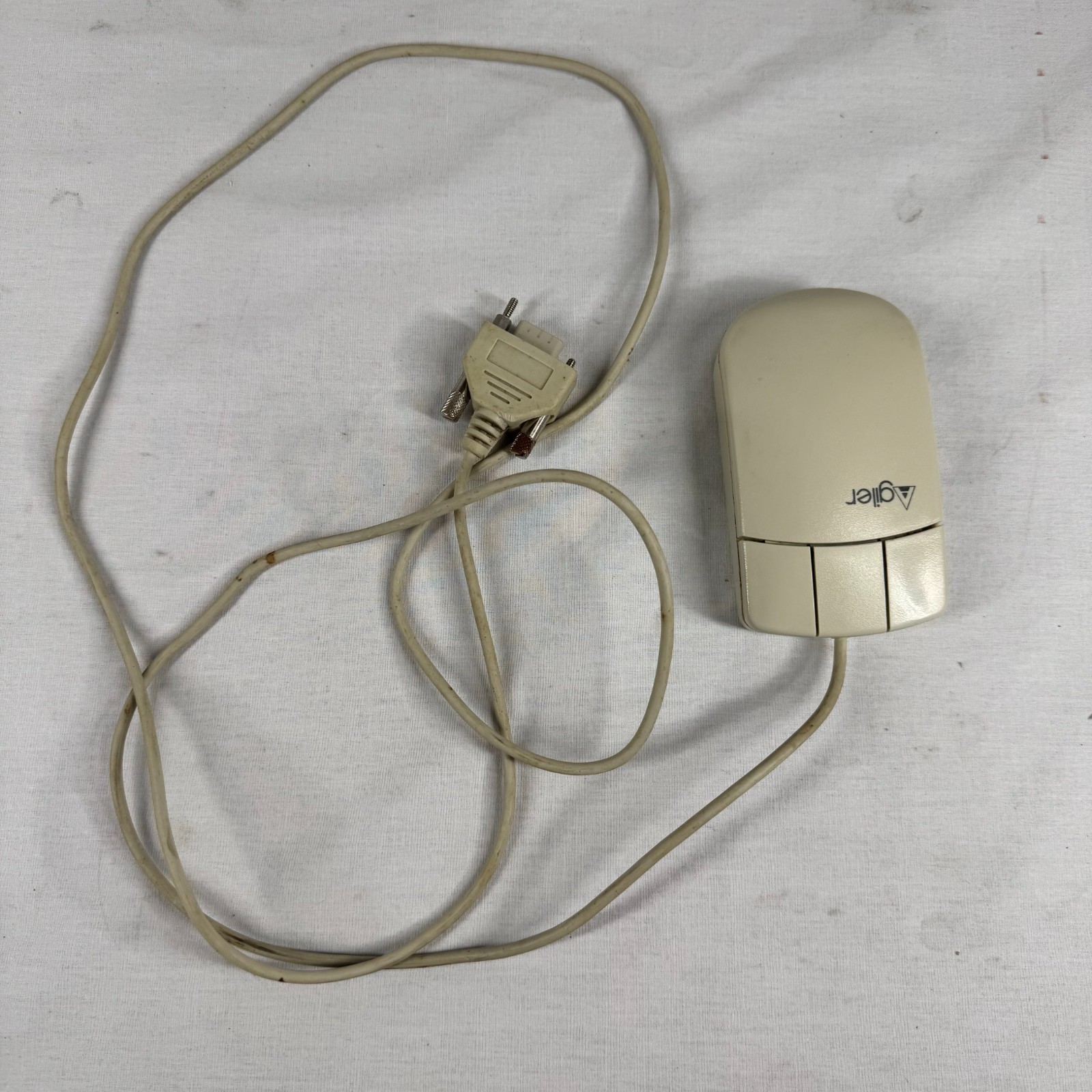 Vintage Agiler 3 Button Mouse 200 Serial Untested