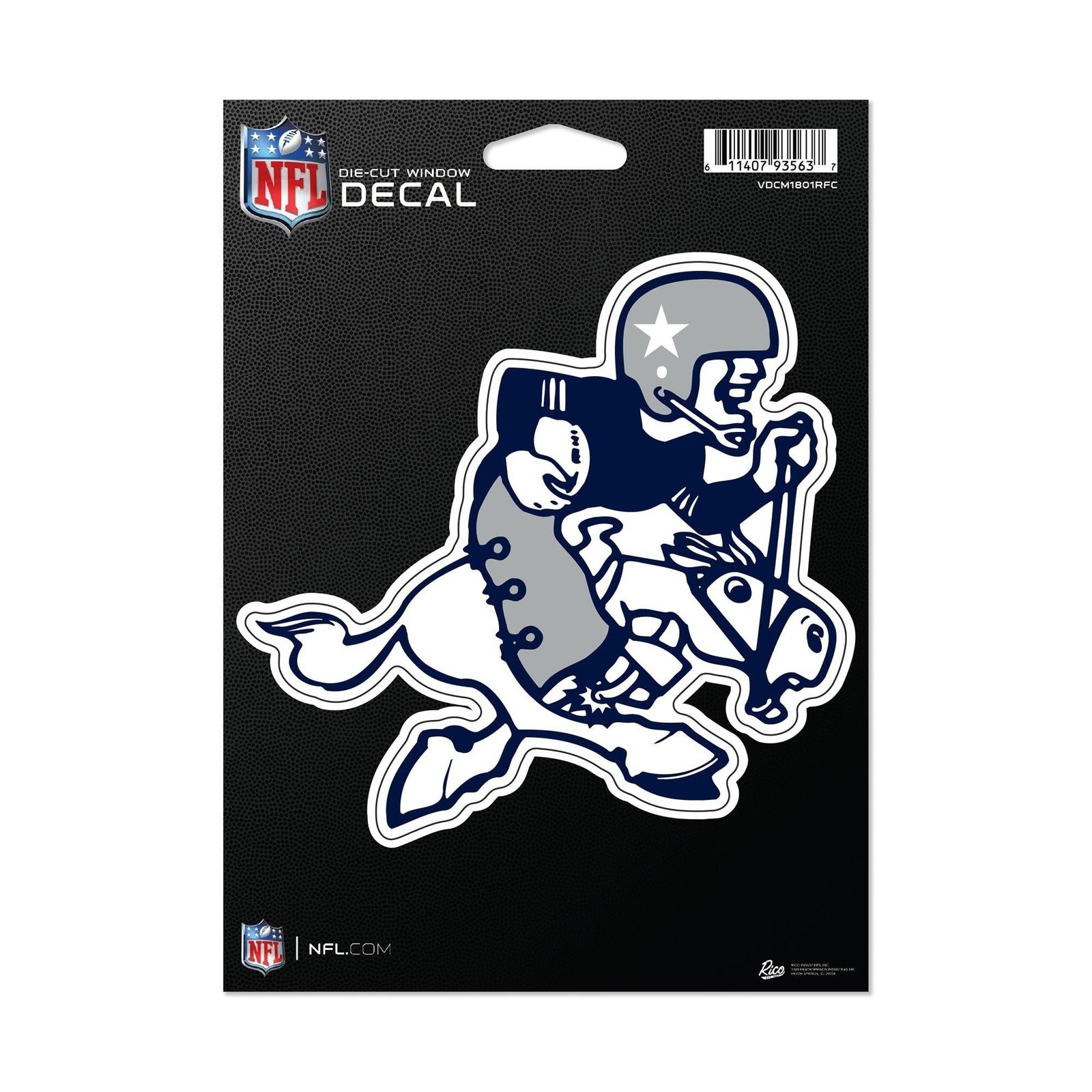 Dallas Cowboys Retro Logo 5 Inch Vinyl Die Cut Decal Sticker, Full Adhesive...