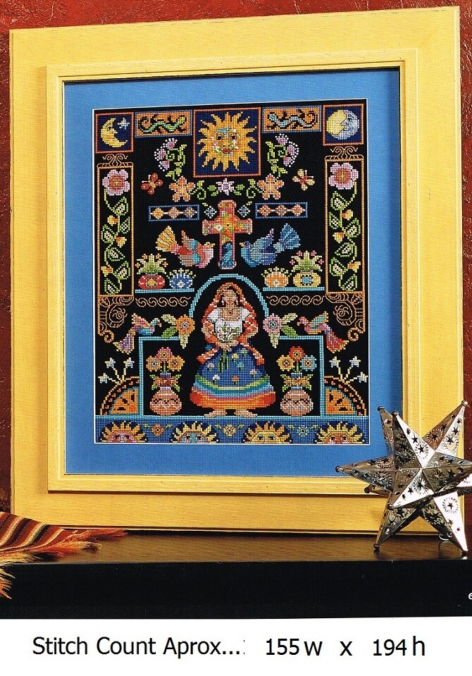 SOUTH OF THE BORDER FIESTA  CROSS STITCH  PATTERN  ONLY   -    Y18