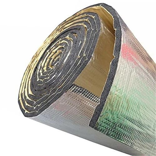 20Ft Silver Self-Adhesive Reflective Foam Heat Wrap Shield Barrier