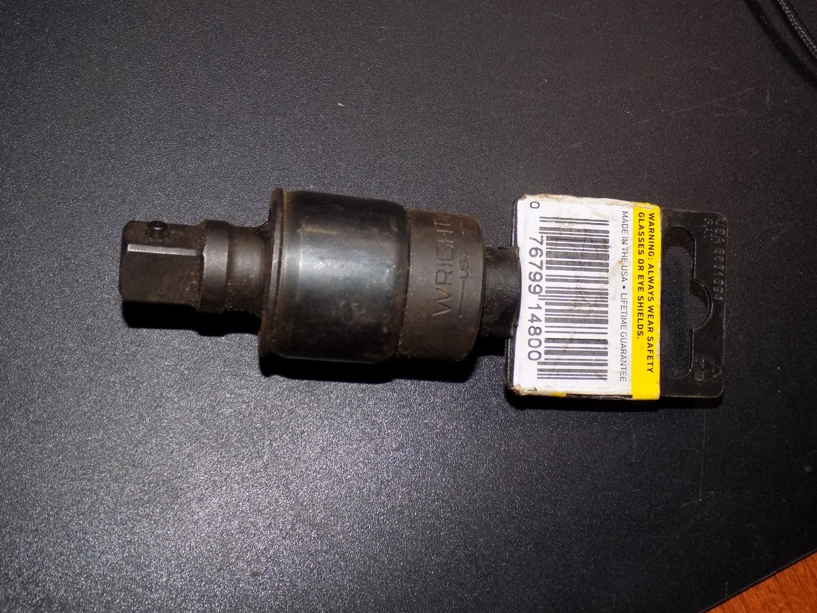 NEW Wright Tool 1/2" Drive 14800 Impact Universal Joint Swivel Black