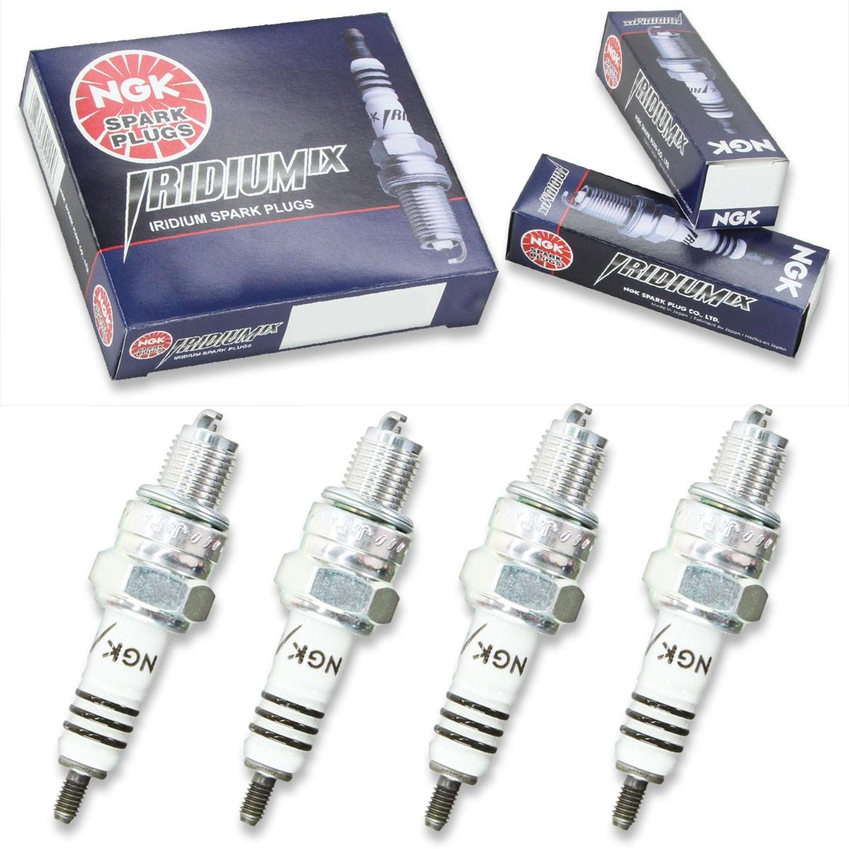 4pcs 04-07 TGB DELIVERY 150 NGK Iridium IX Spark Plugs 151 Kit Set Engine td